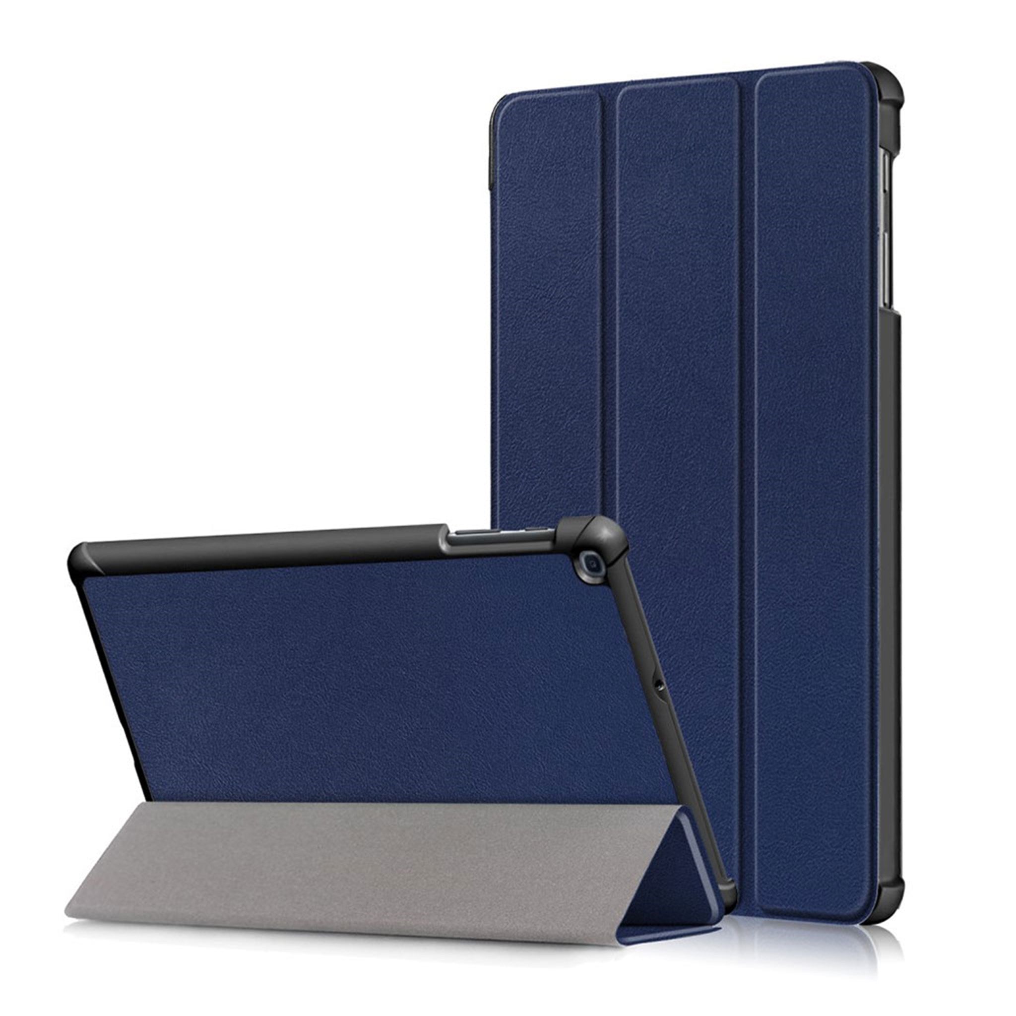Samsung Galaxy Tab A 10.1 (2019) tri-fold leather case - Dark Blue