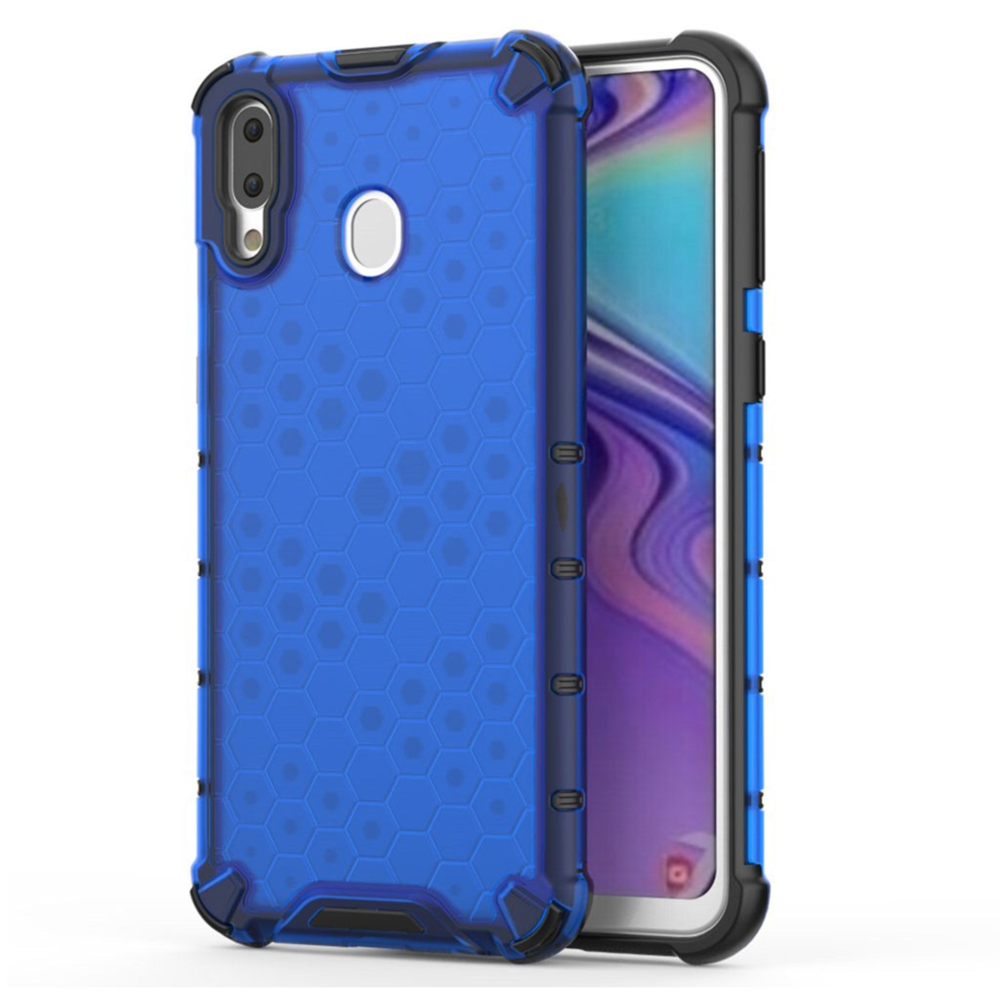 Bofink Honeycomb Samsung Galaxy M20 case - Blue