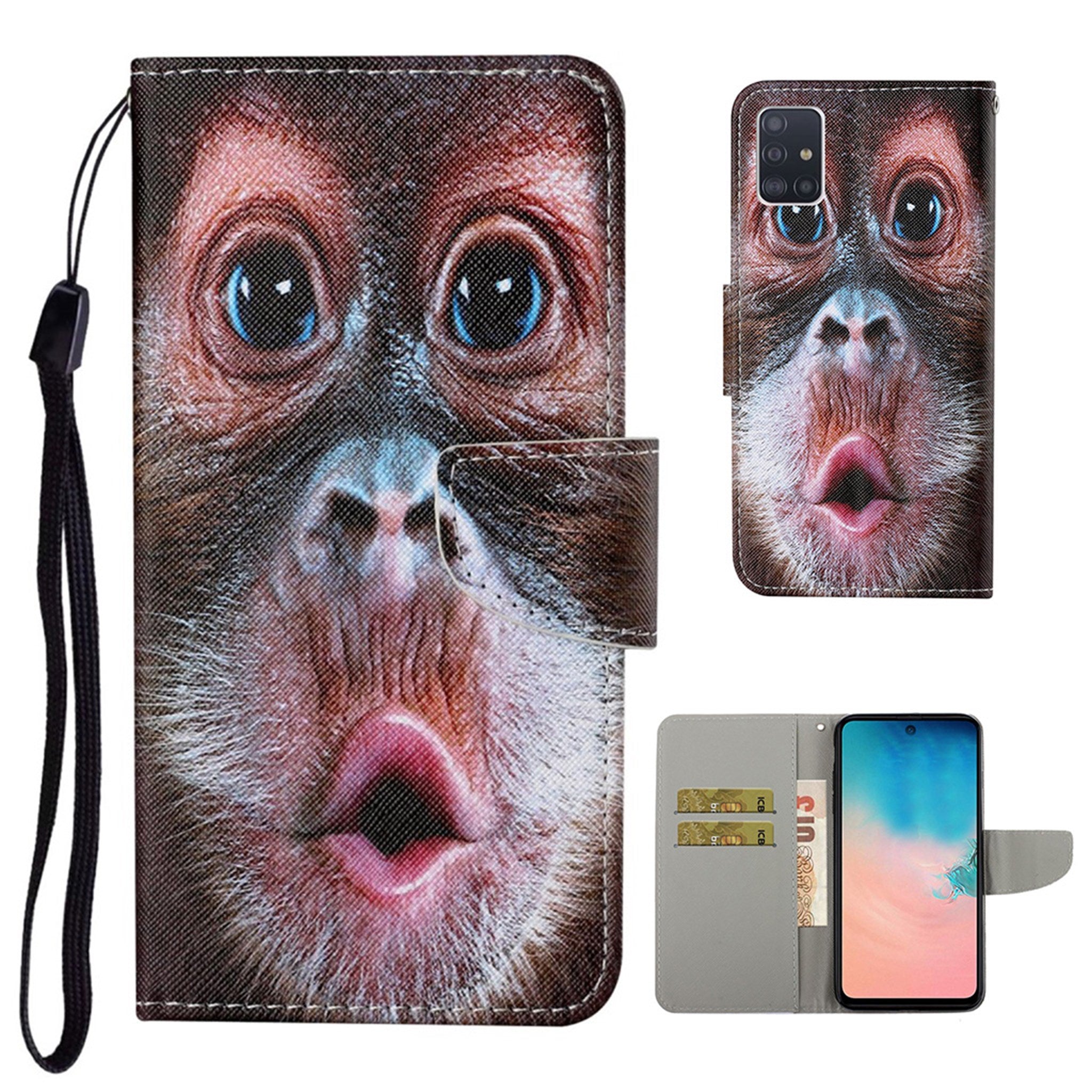 Wonderland Samsung Galaxy A51 flip case - Monkey