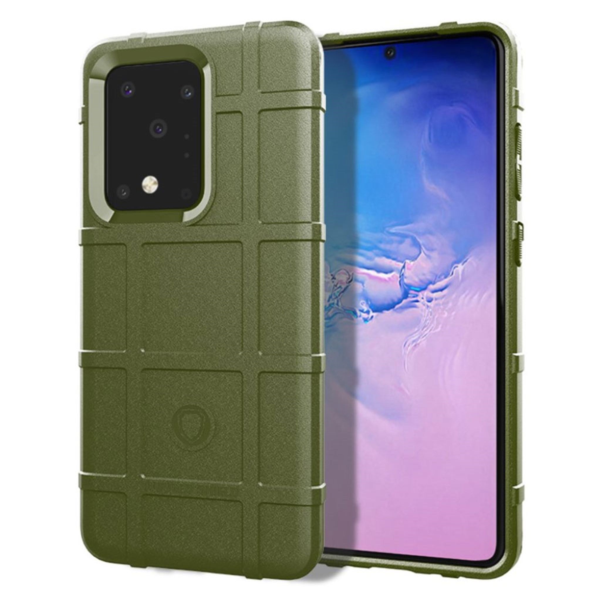 Rugged Shield case - Samsung Galaxy S20 Ultra - Army Green