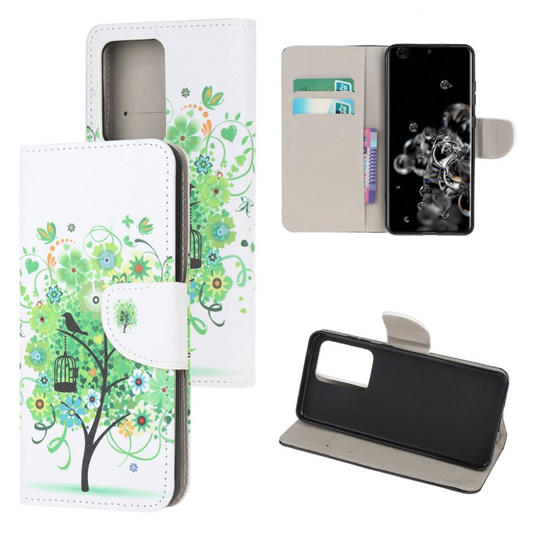 Wonderland Samsung Galaxy S20 Ultra flip case - Green Tree