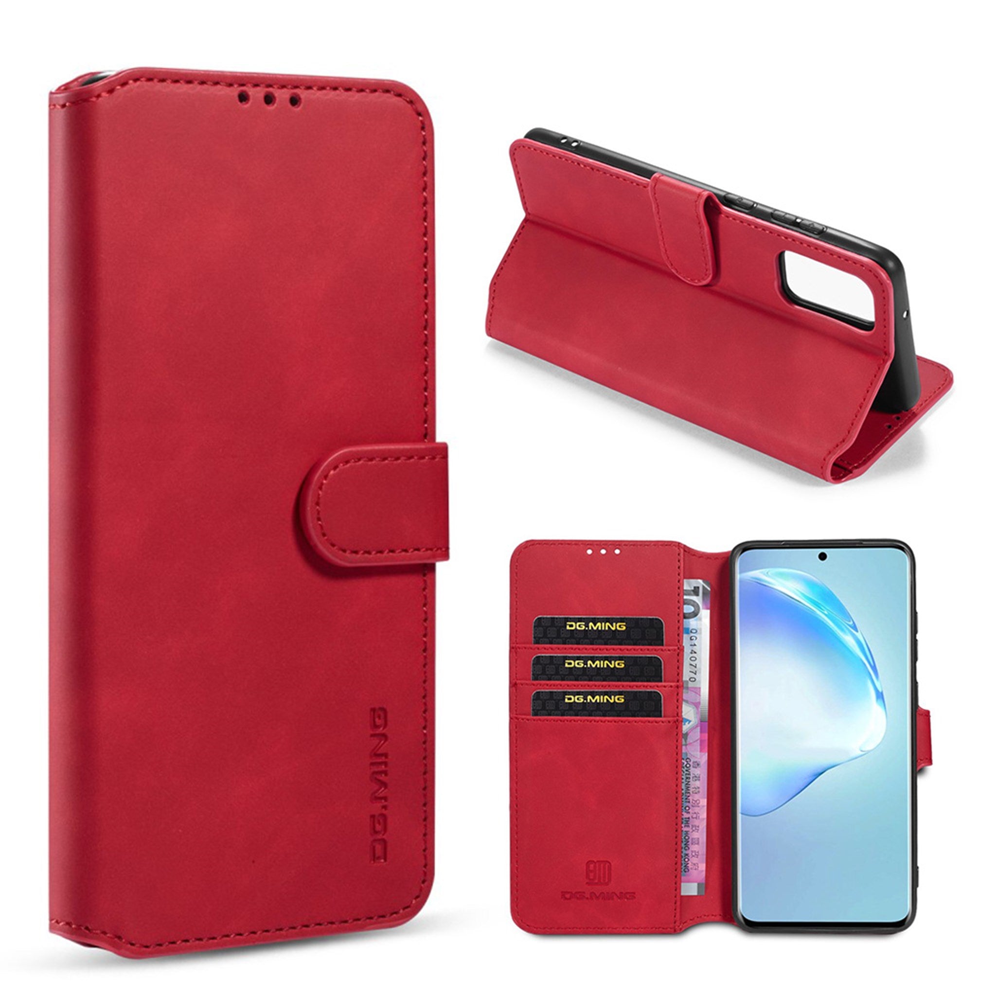 DG.MING Samsung Galaxy S20 Ultra Retro Case - Red