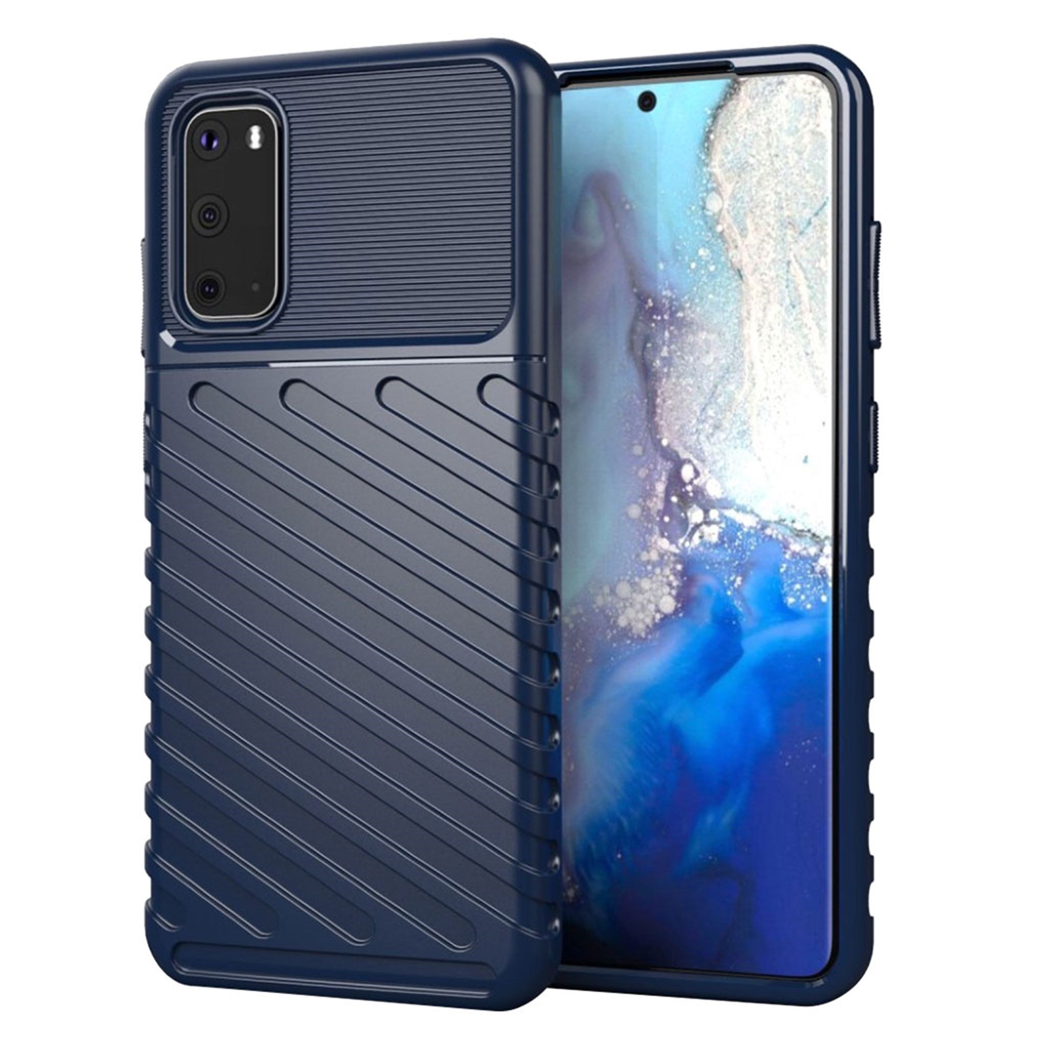 Thunder Samsung Galaxy S20 case - Blue