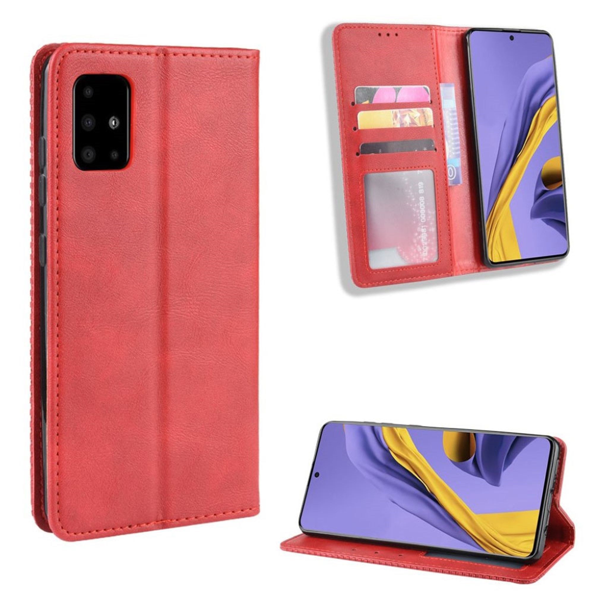 Bofink Vintage Samsung Galaxy S20 leather case - Red