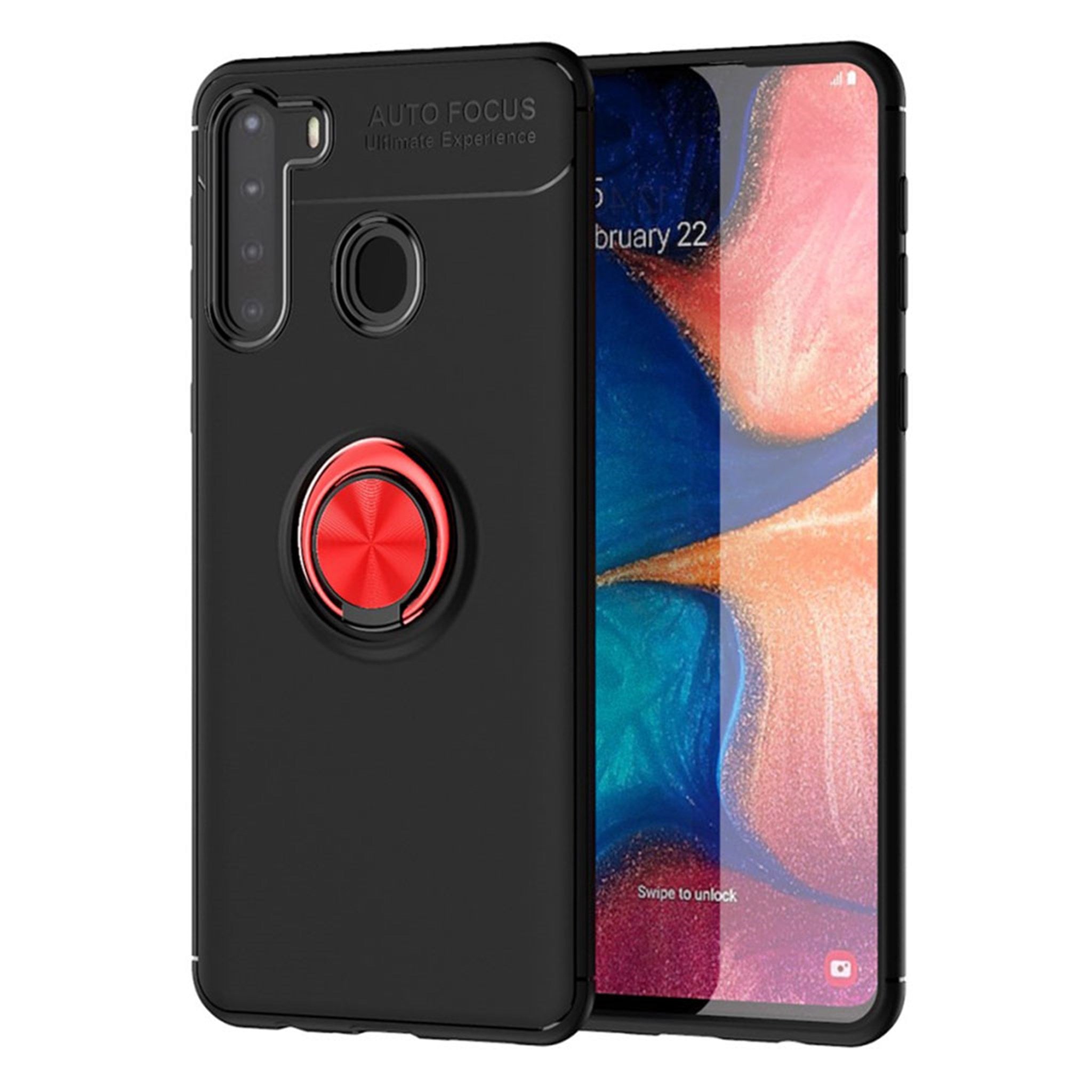 Ringo case - Samsung Galaxy A21 - Black / Red