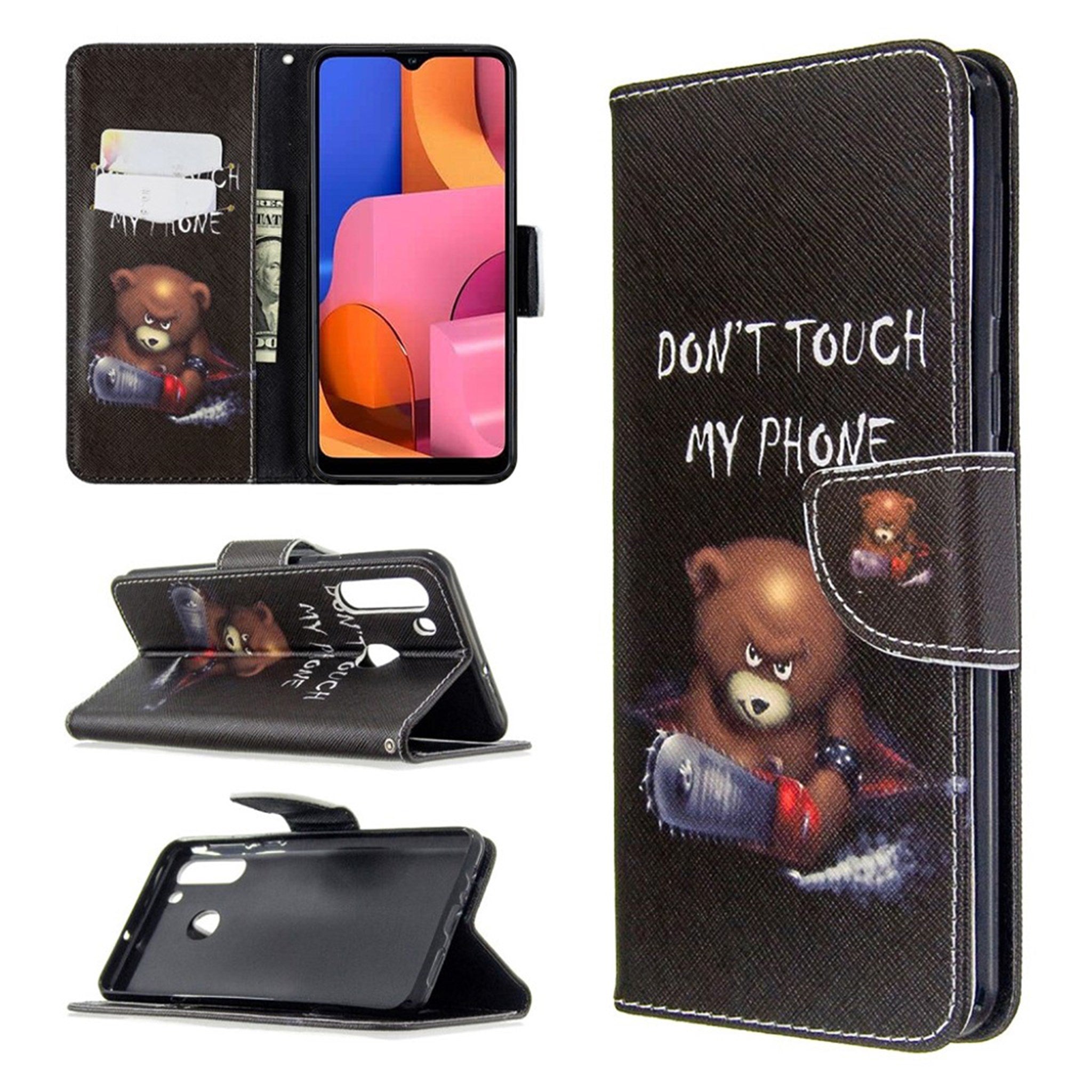 Wonderland Samsung Galaxy A21 flip case - Bear