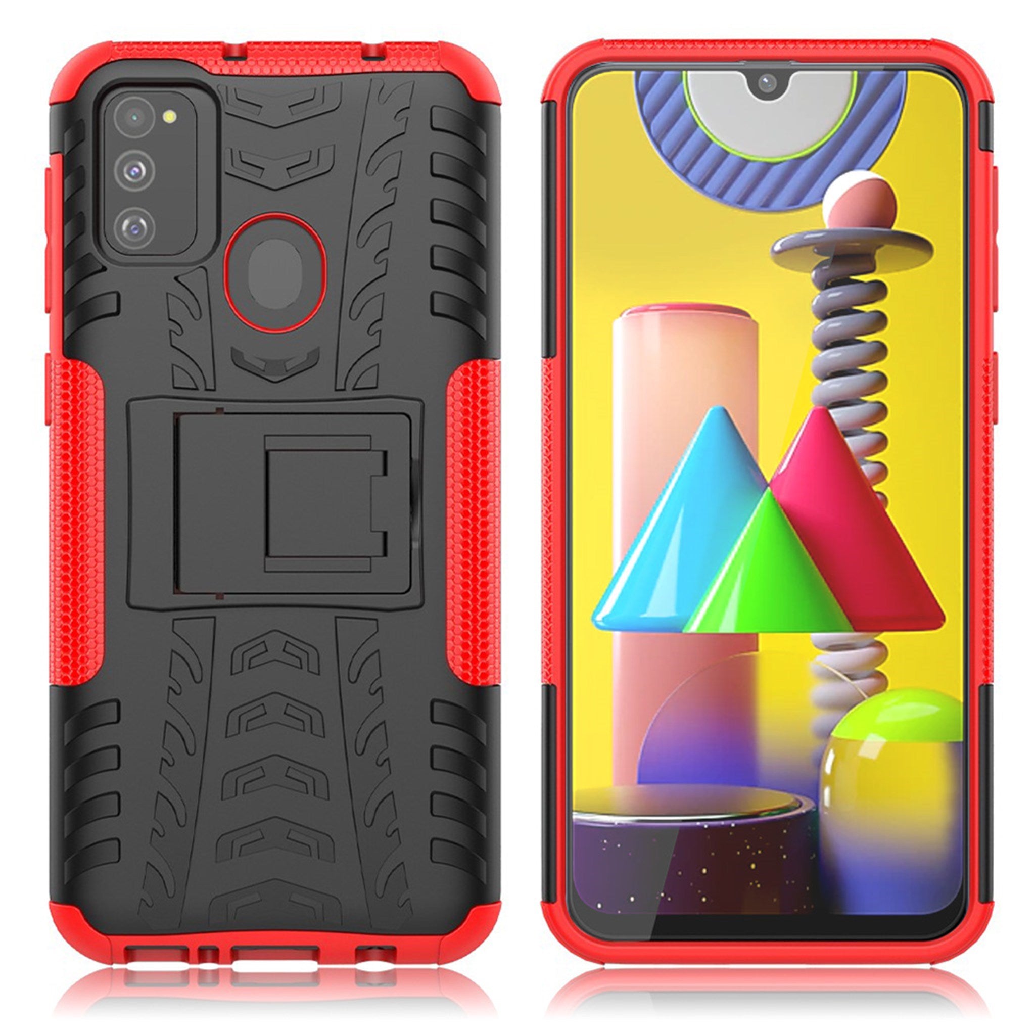 Offroad case - Samsung Galaxy M31 - Red