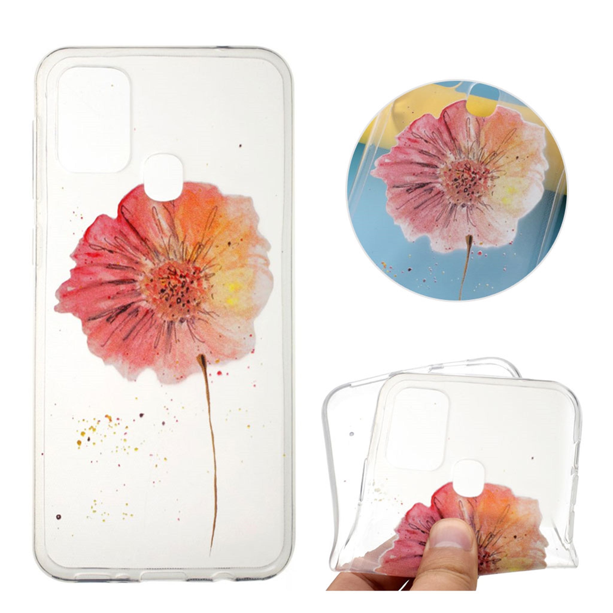 Deco Samsung Galaxy M31 case - Petal