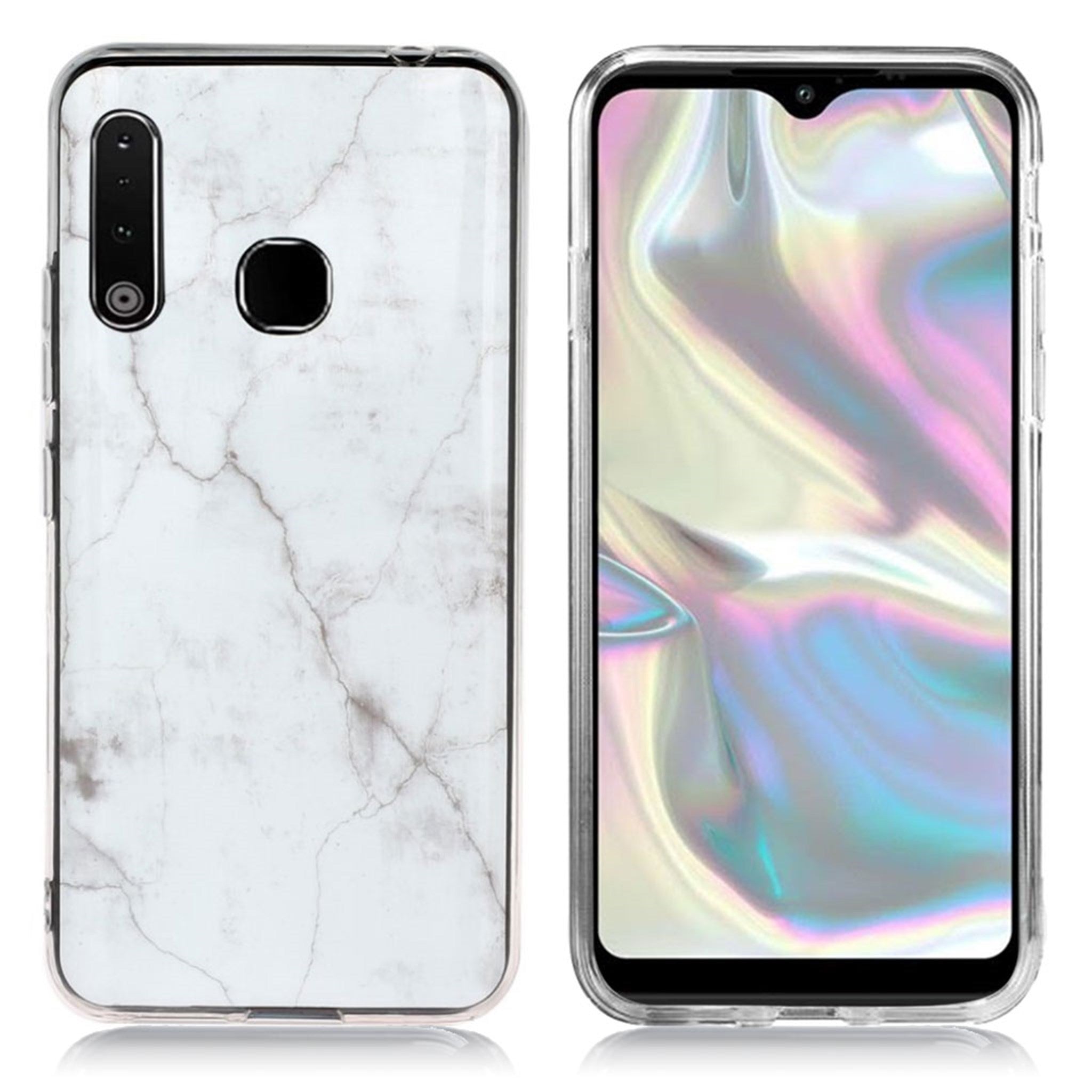 Marble Samsung Galaxy A70e case - White Marble