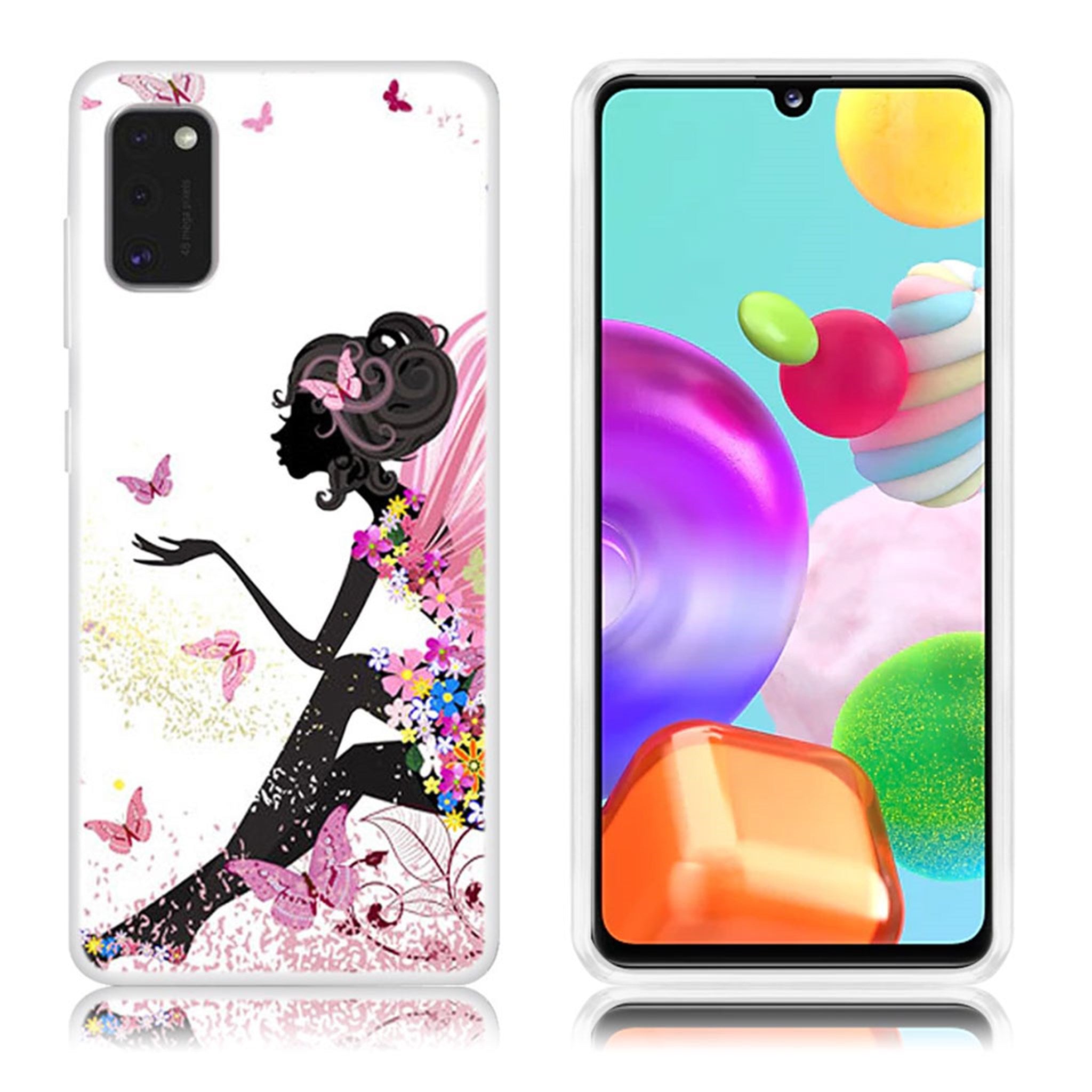 Deco Samsung Galaxy A41 case - Butterfly Girl