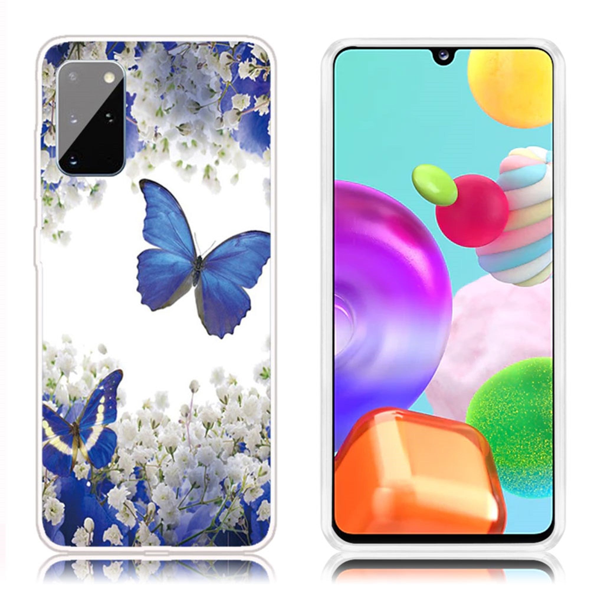 Deco Samsung Galaxy A41 case - Butterfly and Flower