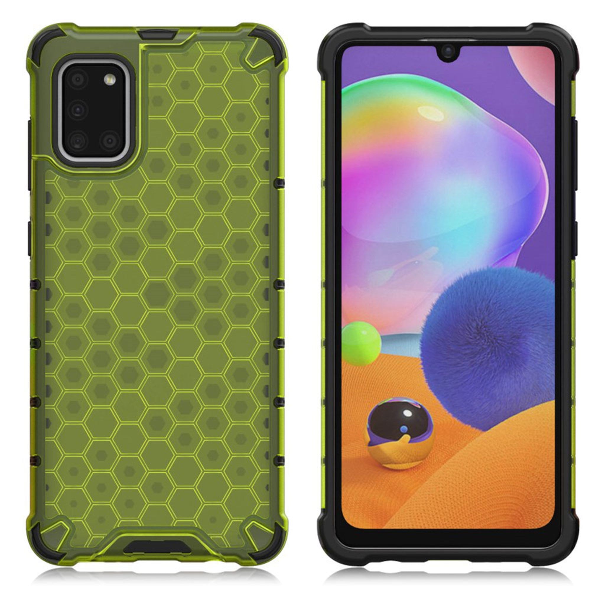 Bofink Honeycomb Samsung Galaxy A31 case - Green
