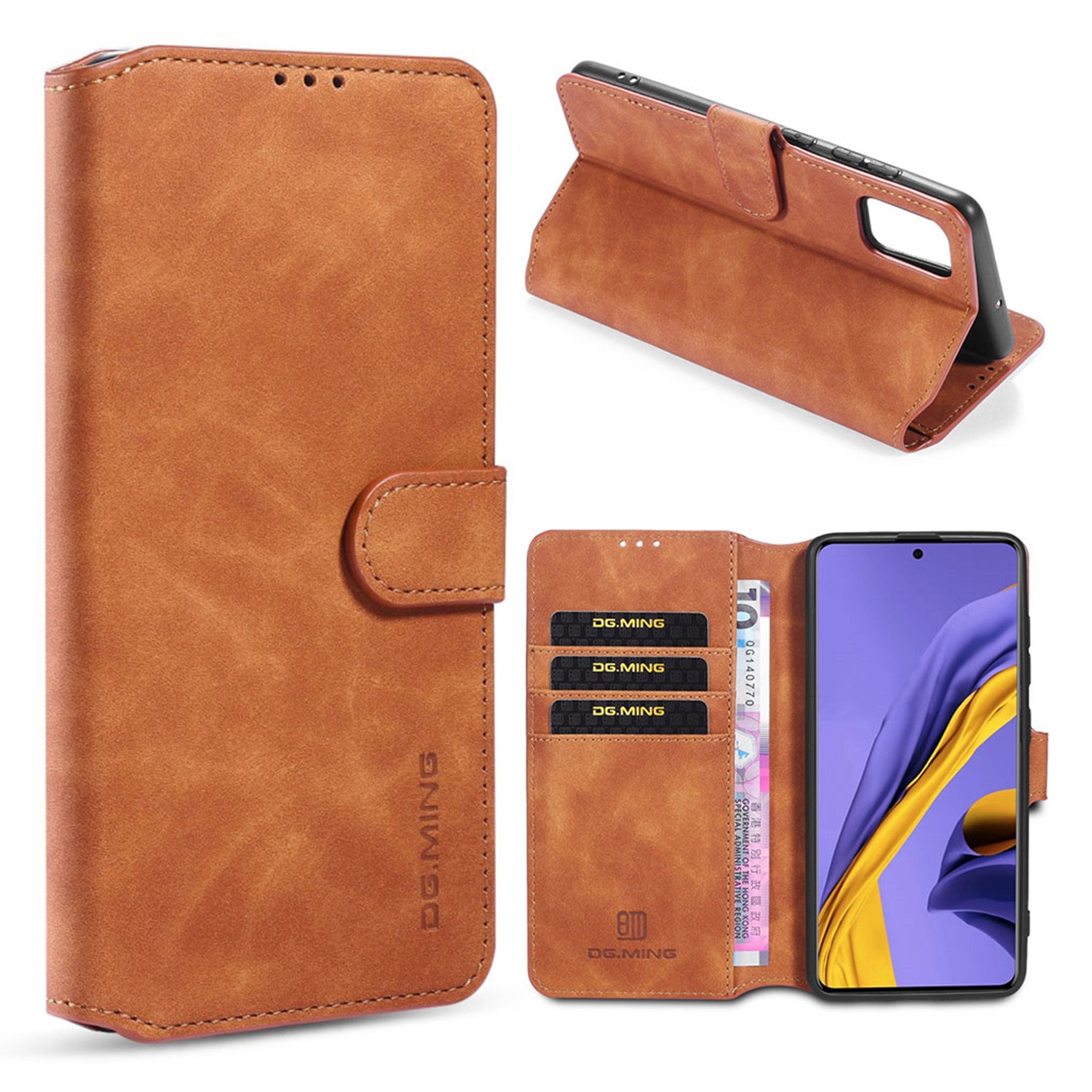 DG.MING Samsung Galaxy A31 Retro Case - Brown