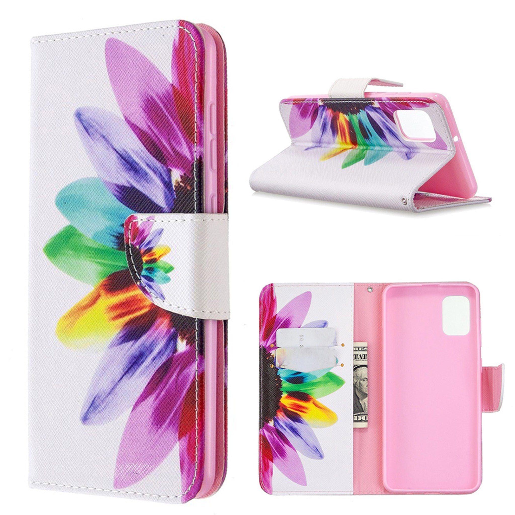 Wonderland Samsung Galaxy A31 flip case - Colorful Petal