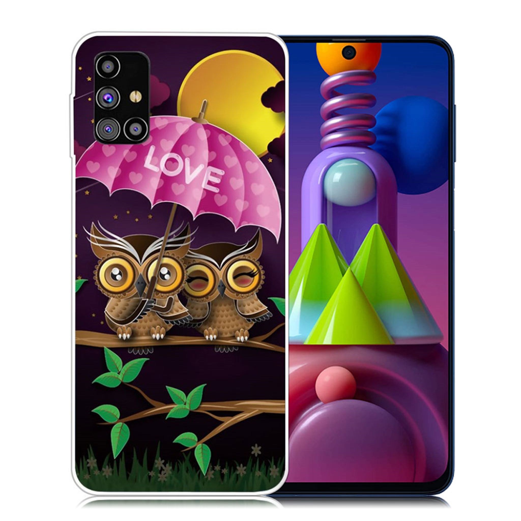 Deco Samsung Galaxy M51 case - Owls