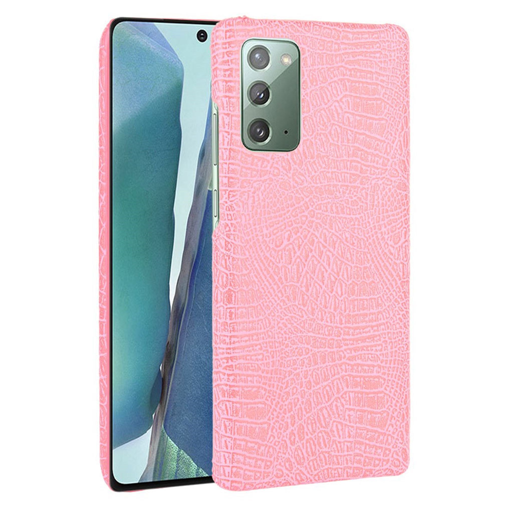 Croco case - Samsung Galaxy Note 20 - Pink