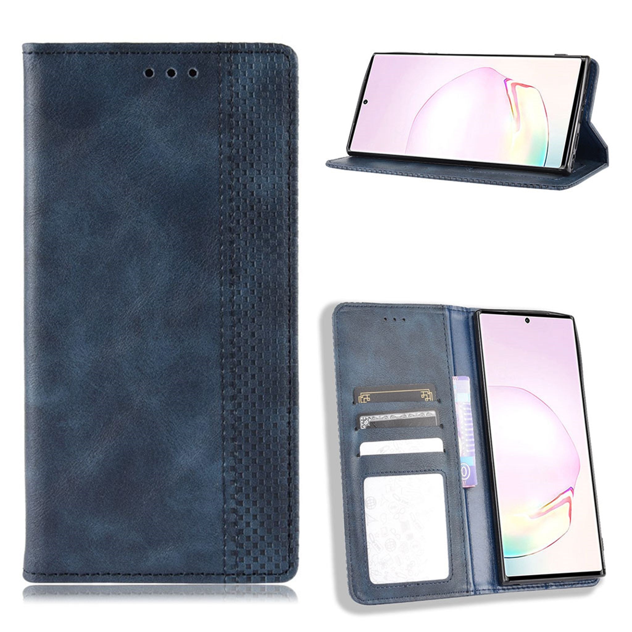 Bofink Vintage Samsung Galaxy Note 20 leather case - Blue