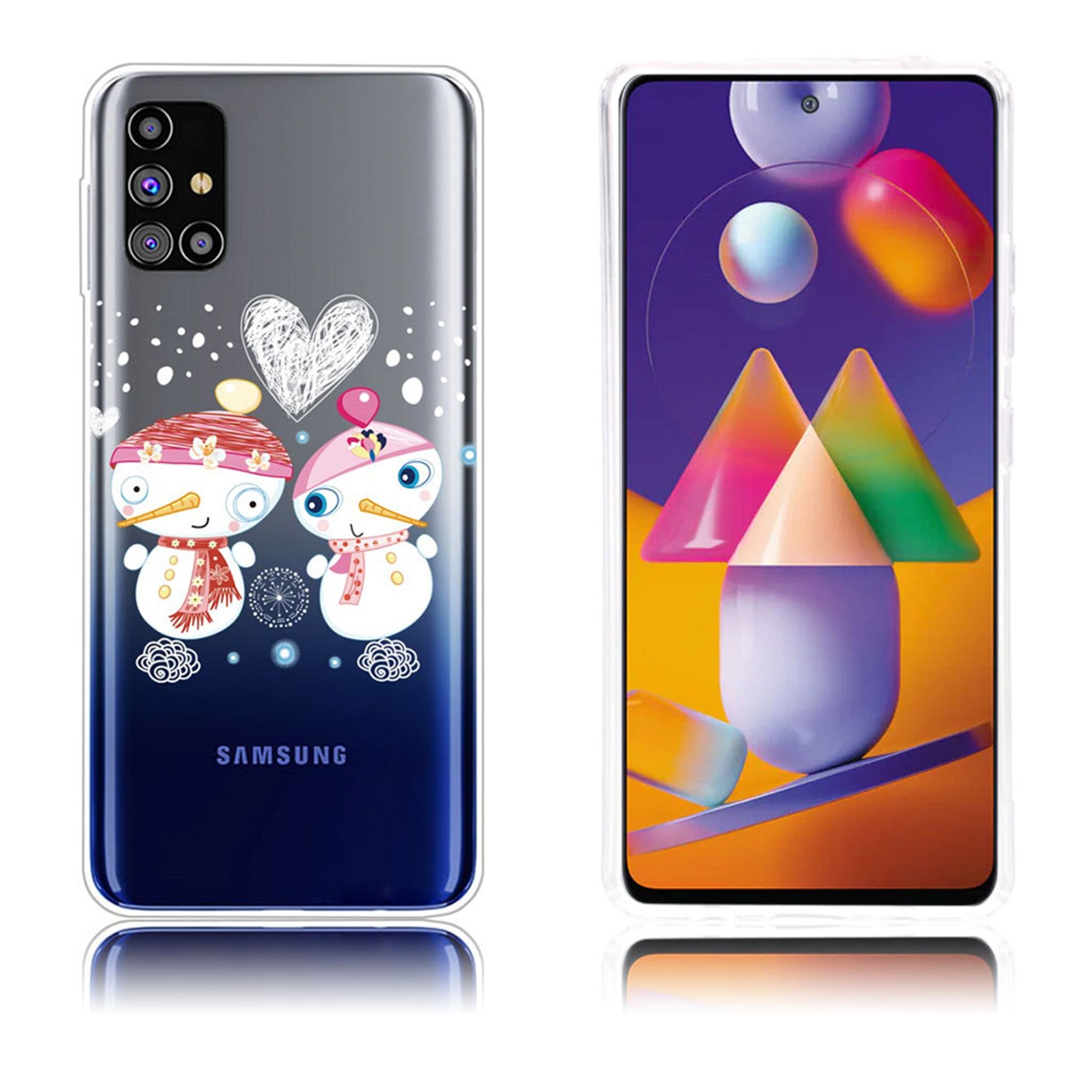 Christmas Samsung Galaxy M31s case - Heart