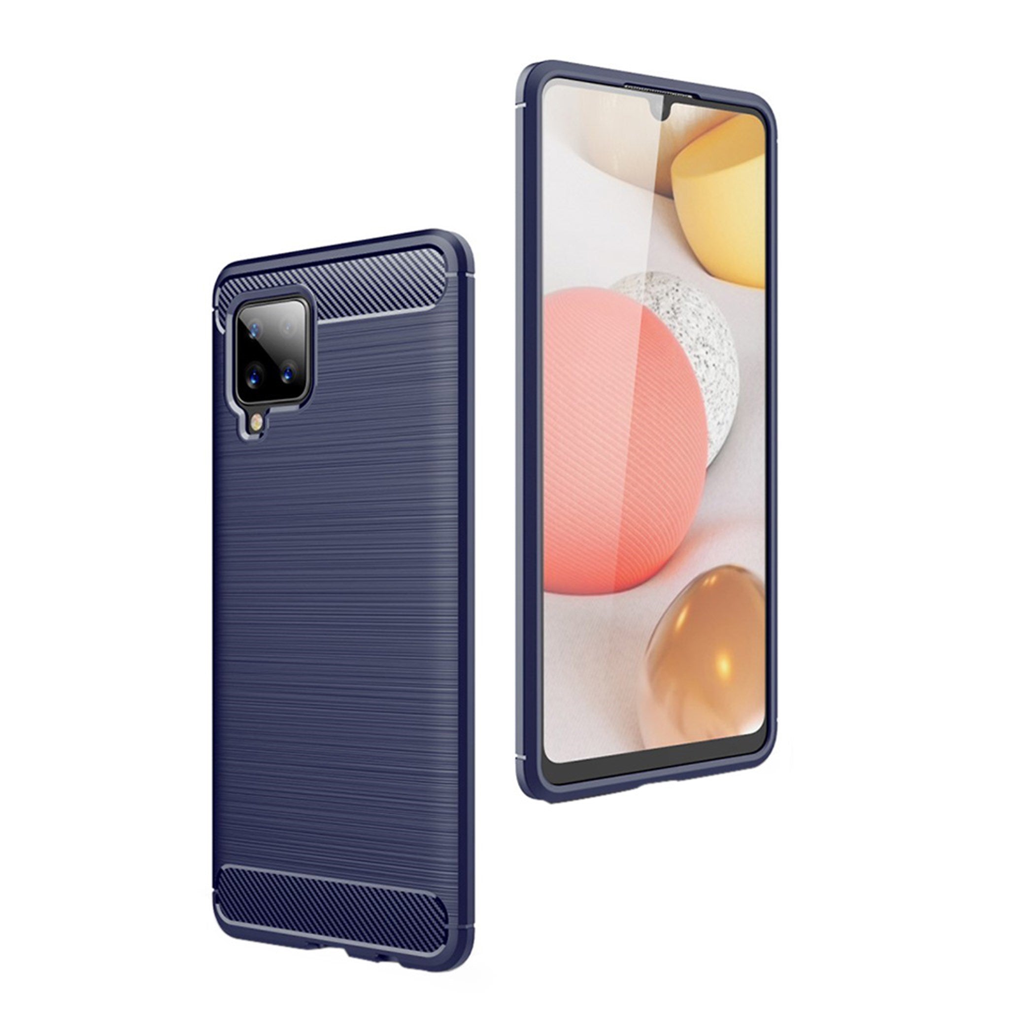 Carbon Flex case - Samsung Galaxy A42 5G - Blue