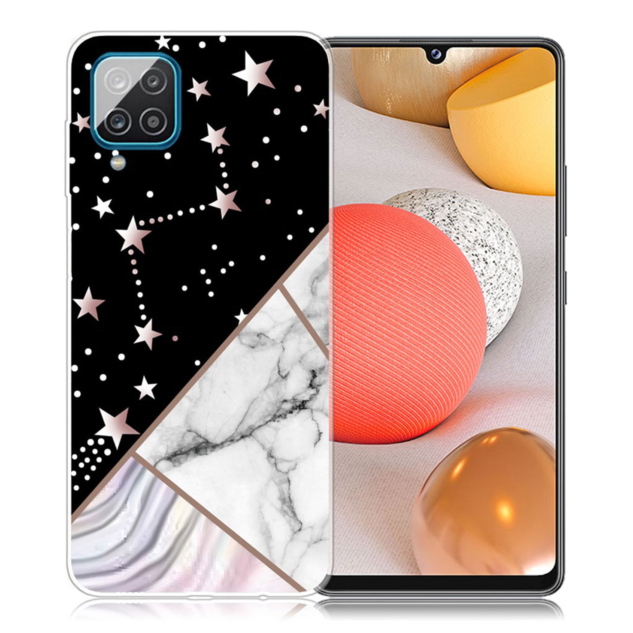 Marble Samsung Galaxy A42 5G case - Constellation Marble Tile