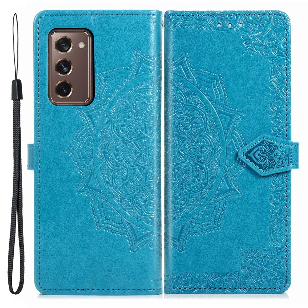 Mandala Samsung Galaxy Z Fold2 5G Flip case - Blue