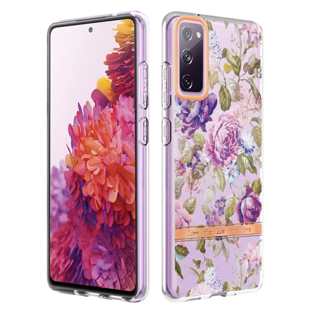 Super slim and durable softcover for Samsung Galaxy S20 FE 5G / S20 FE - Purple Peony