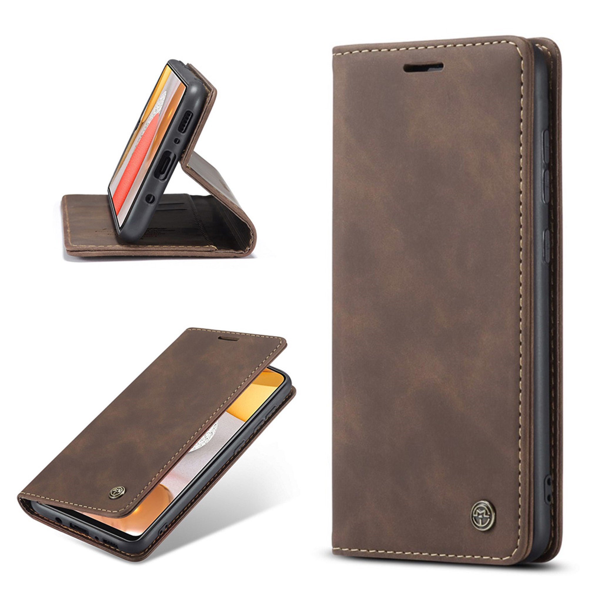 CaseMe Samsung Galaxy S21 Ultra Vintage Case - Coffee