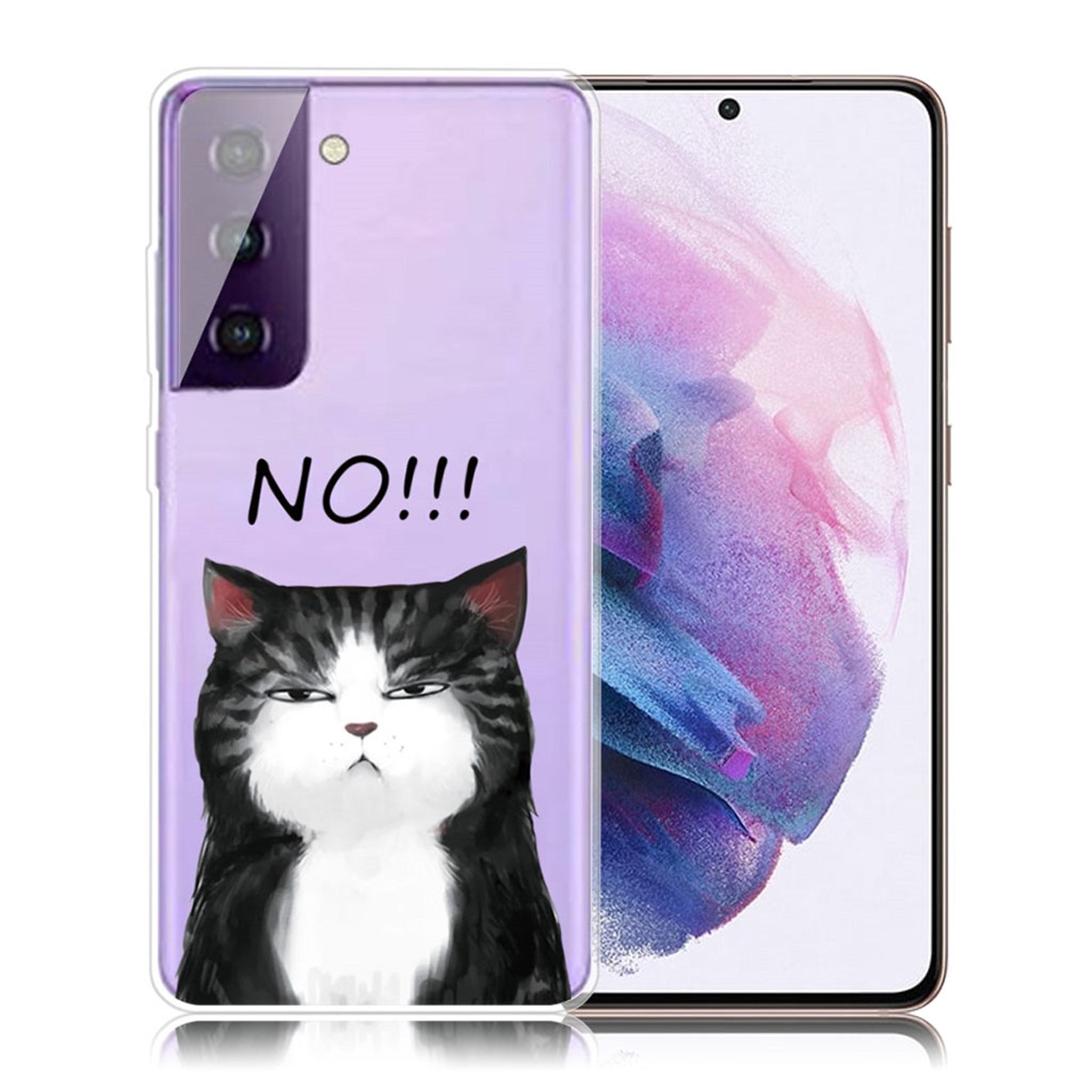 Deco Samsung Galaxy S21 FE case - Angry Cat