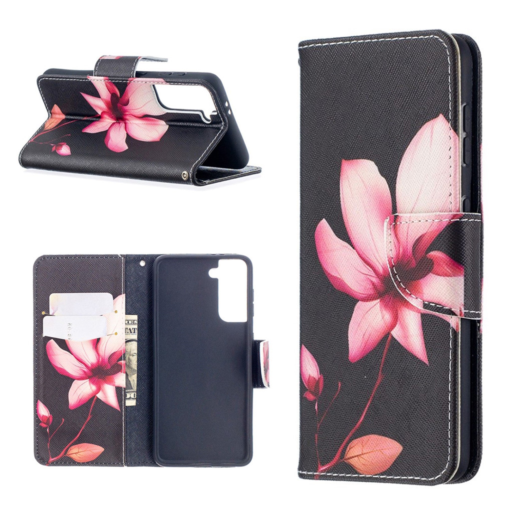 Wonderland Samsung Galaxy S21 flip case - Flower