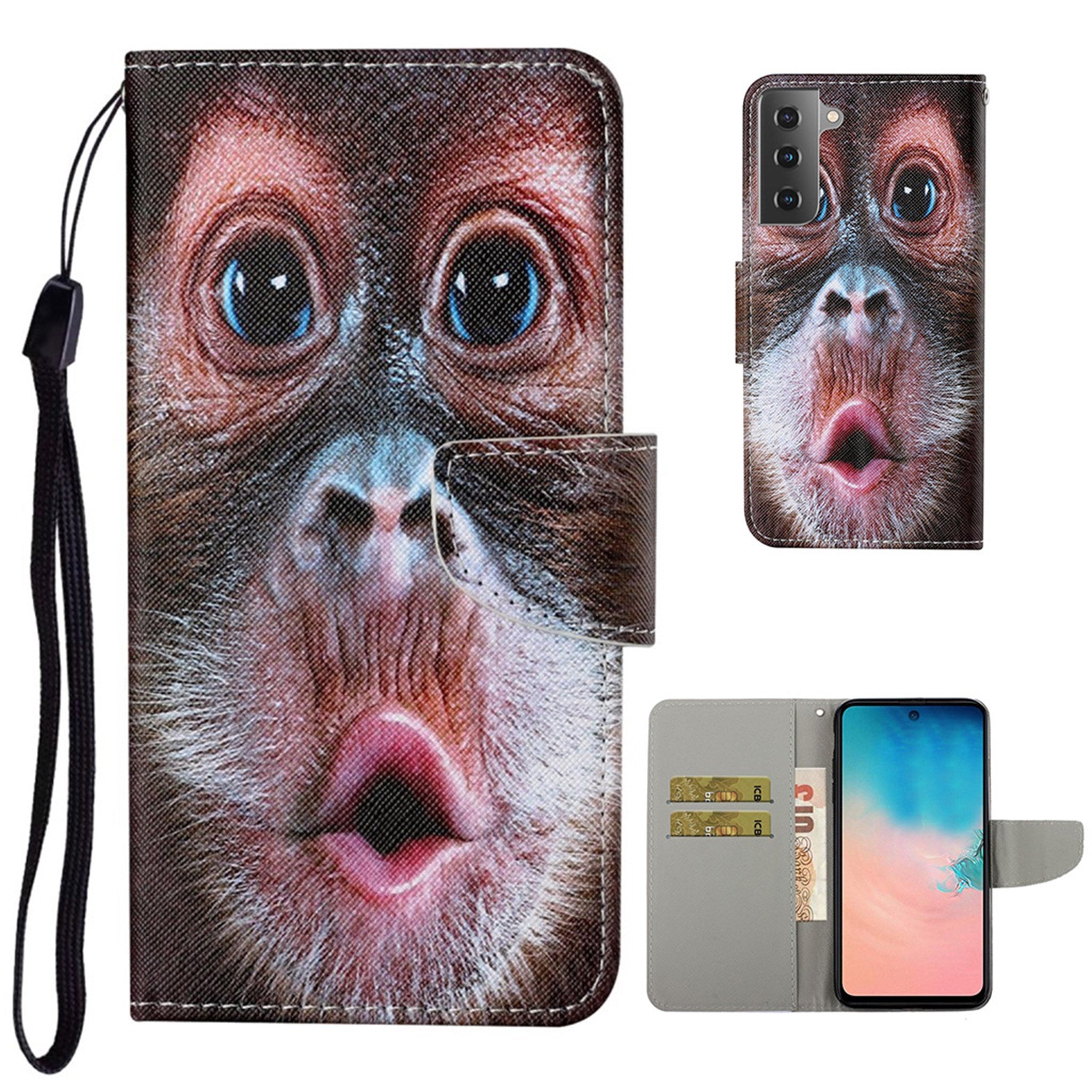 Wonderland Samsung Galaxy S21 flip case - Monkey