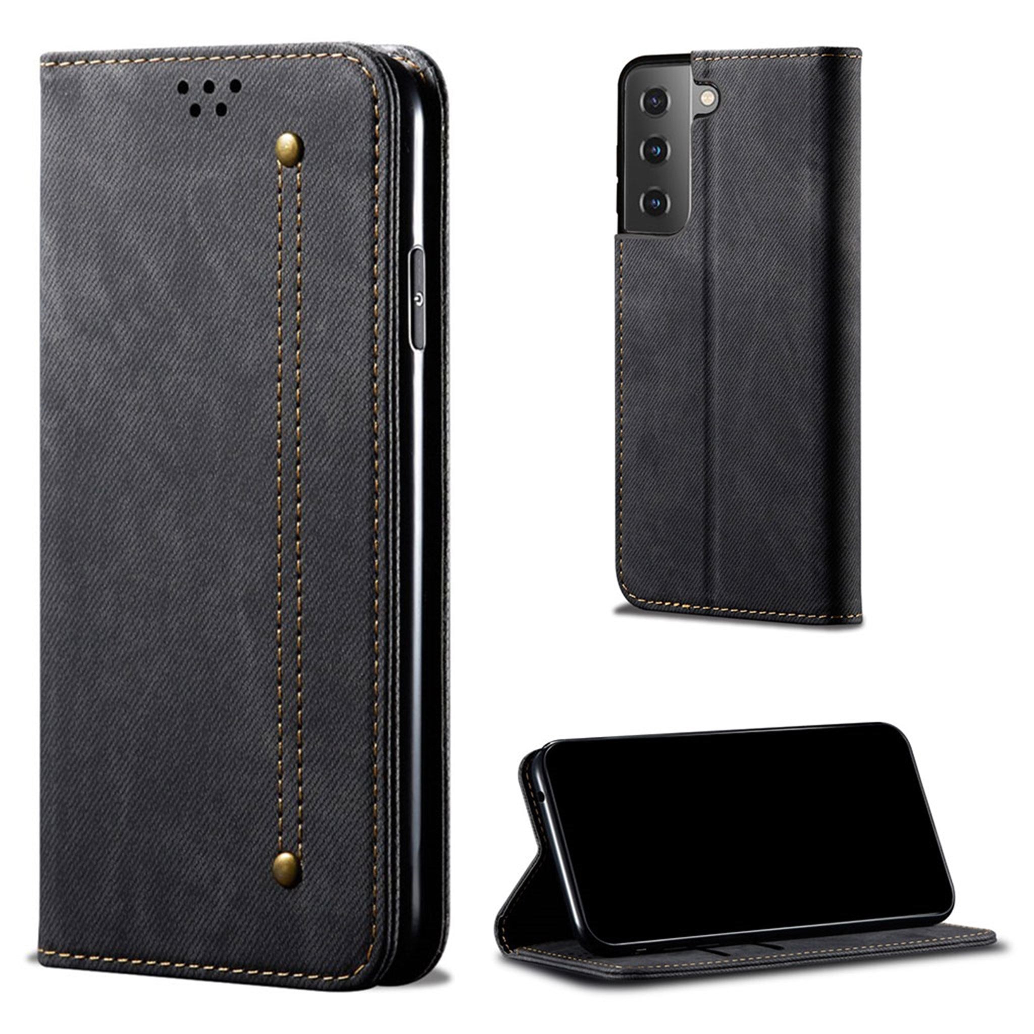 Jeans Samsung Galaxy S21 FE Flip case - Black