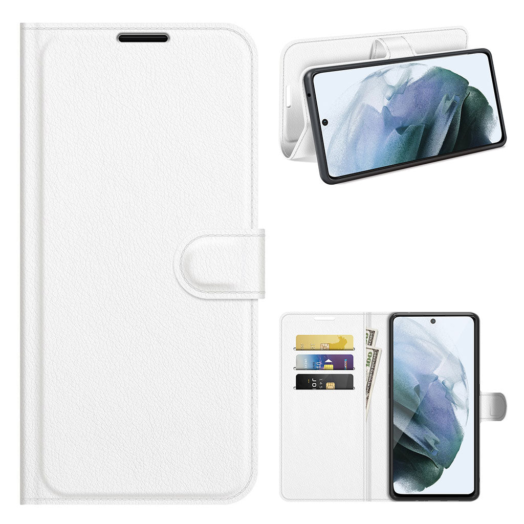 Classic Samsung Galaxy S21 FE flip case - White
