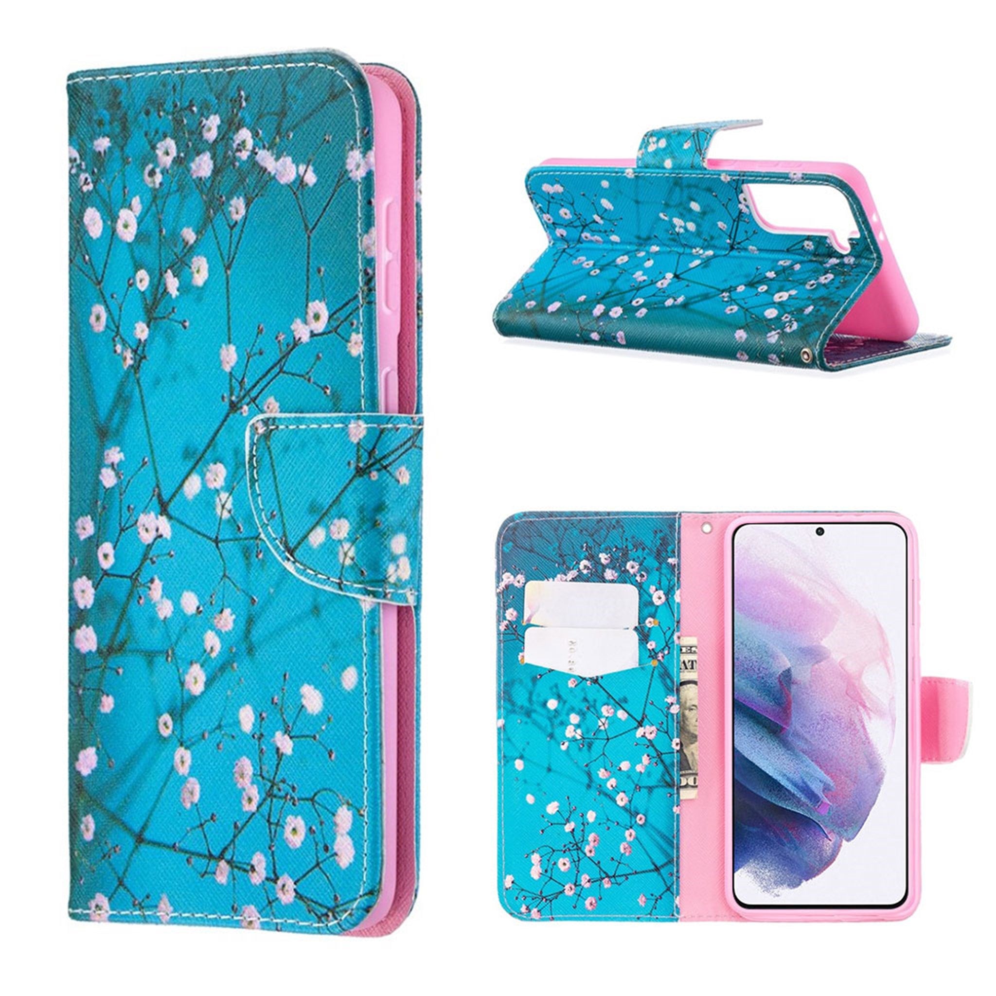 Wonderland Samsung Galaxy S21 Plus flip case - Plum Blossom