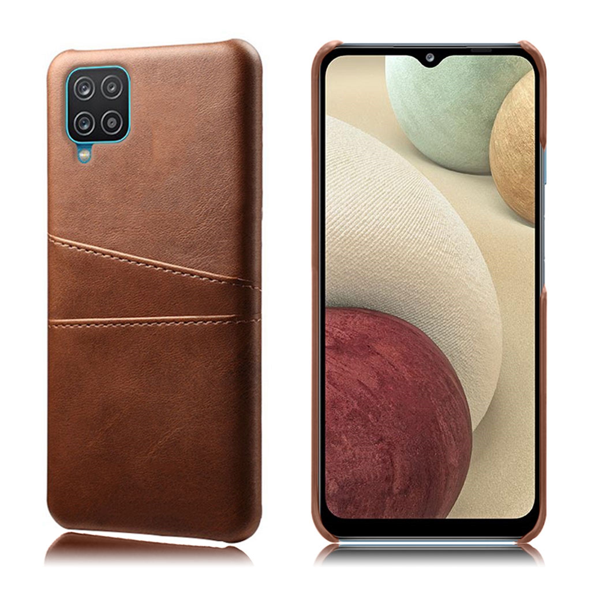 Dual Card case - Samsung Galaxy A12 5G - Brown
