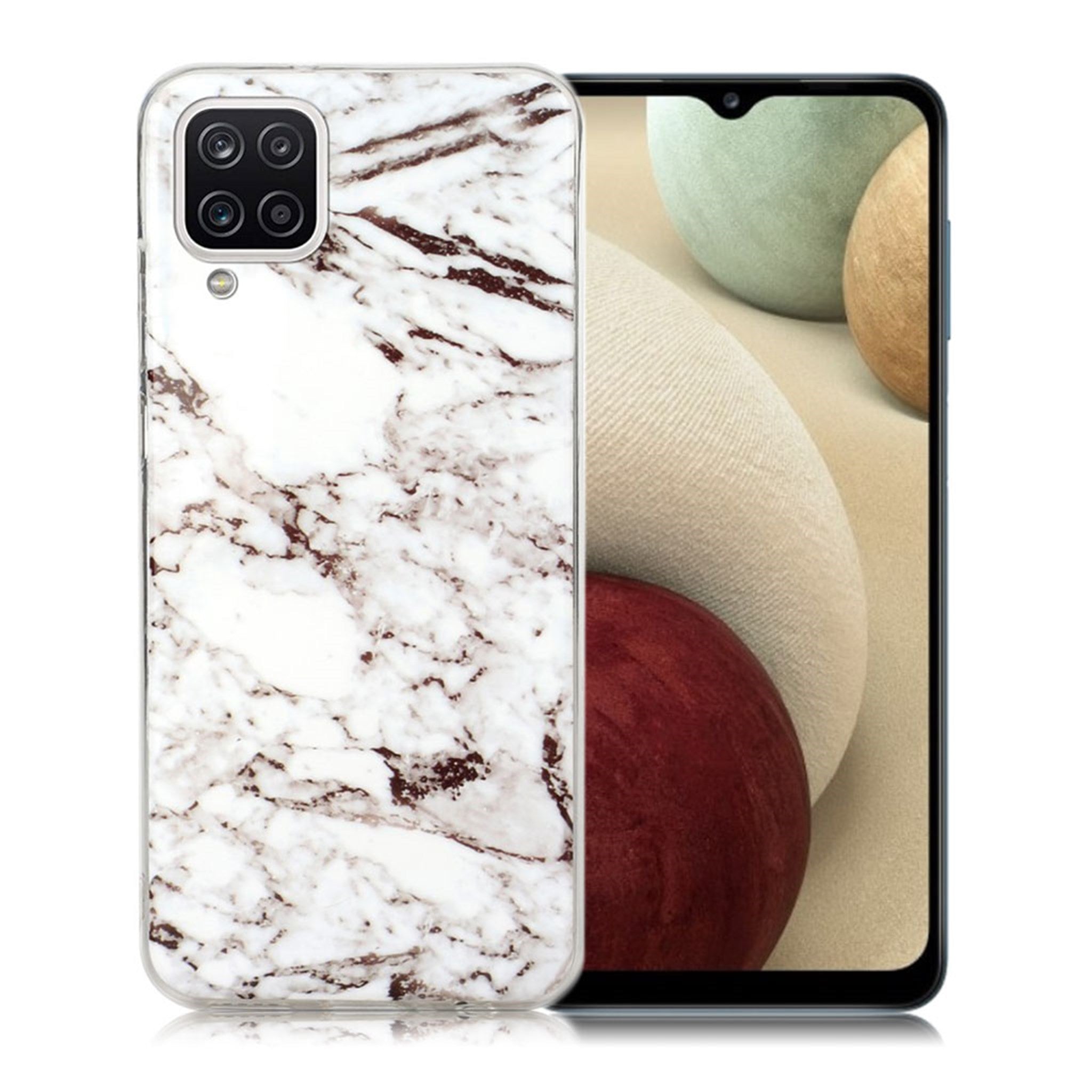 Marble Samsung Galaxy A12 5G case - Grey Marble