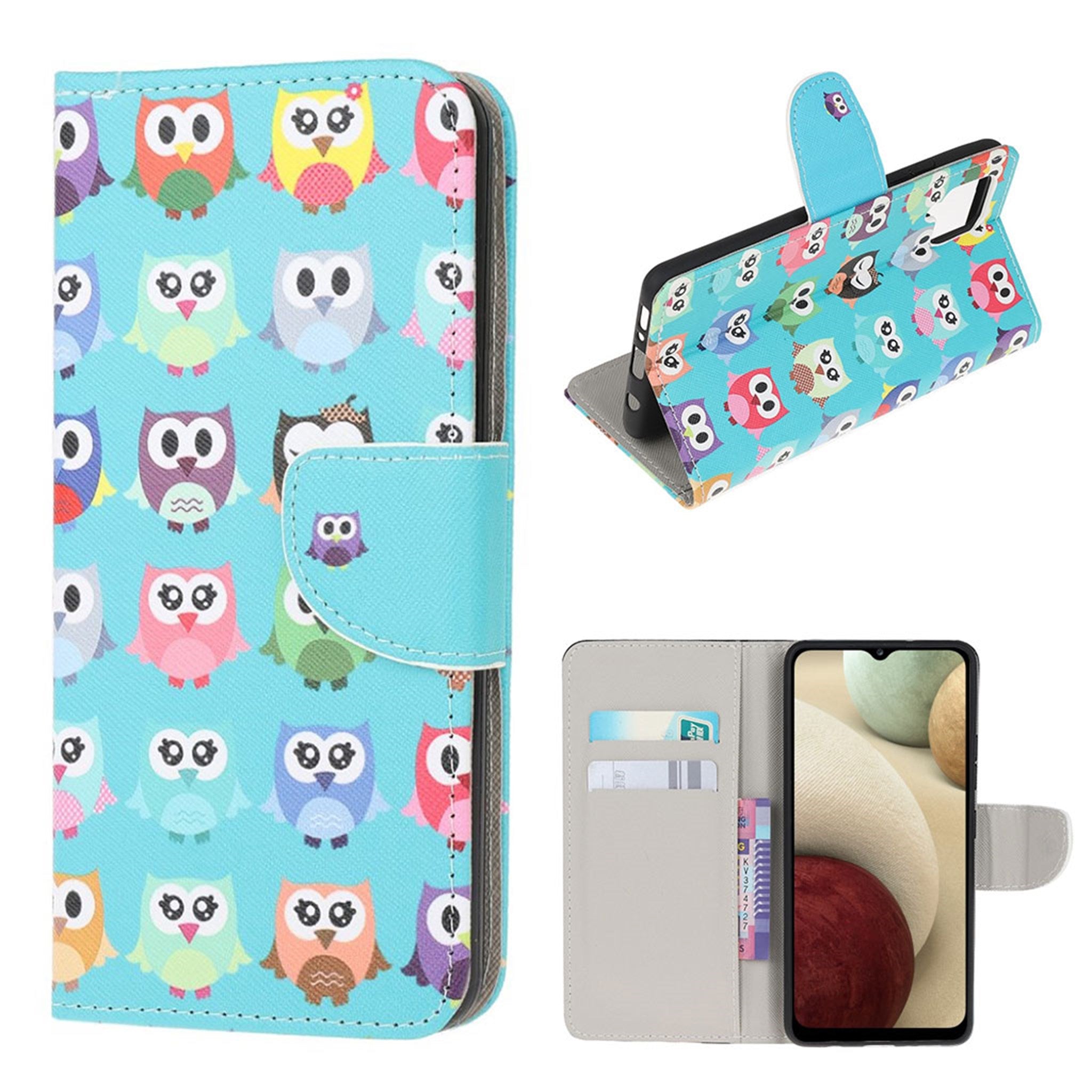 Wonderland Samsung Galaxy A12 5G flip case - Owls