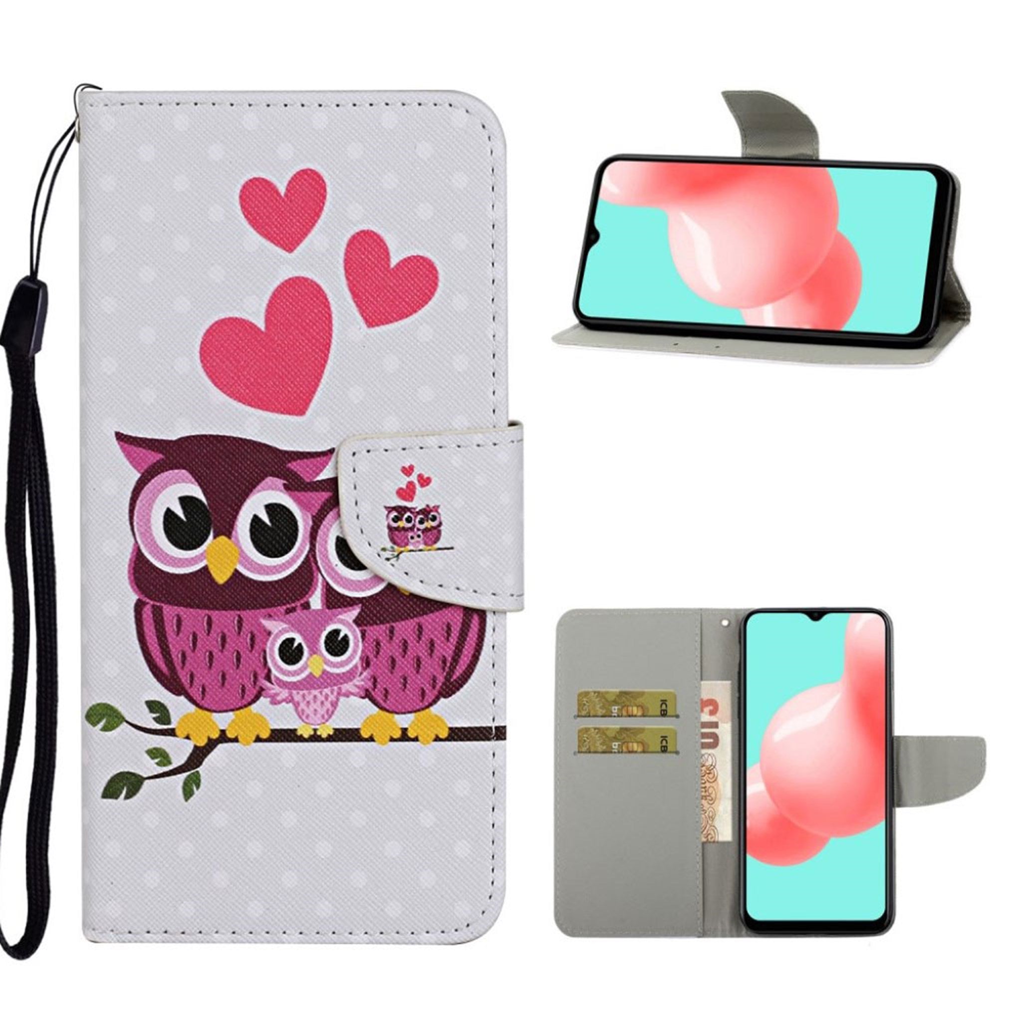 Wonderland Samsung Galaxy A12 5G flip case - Owls