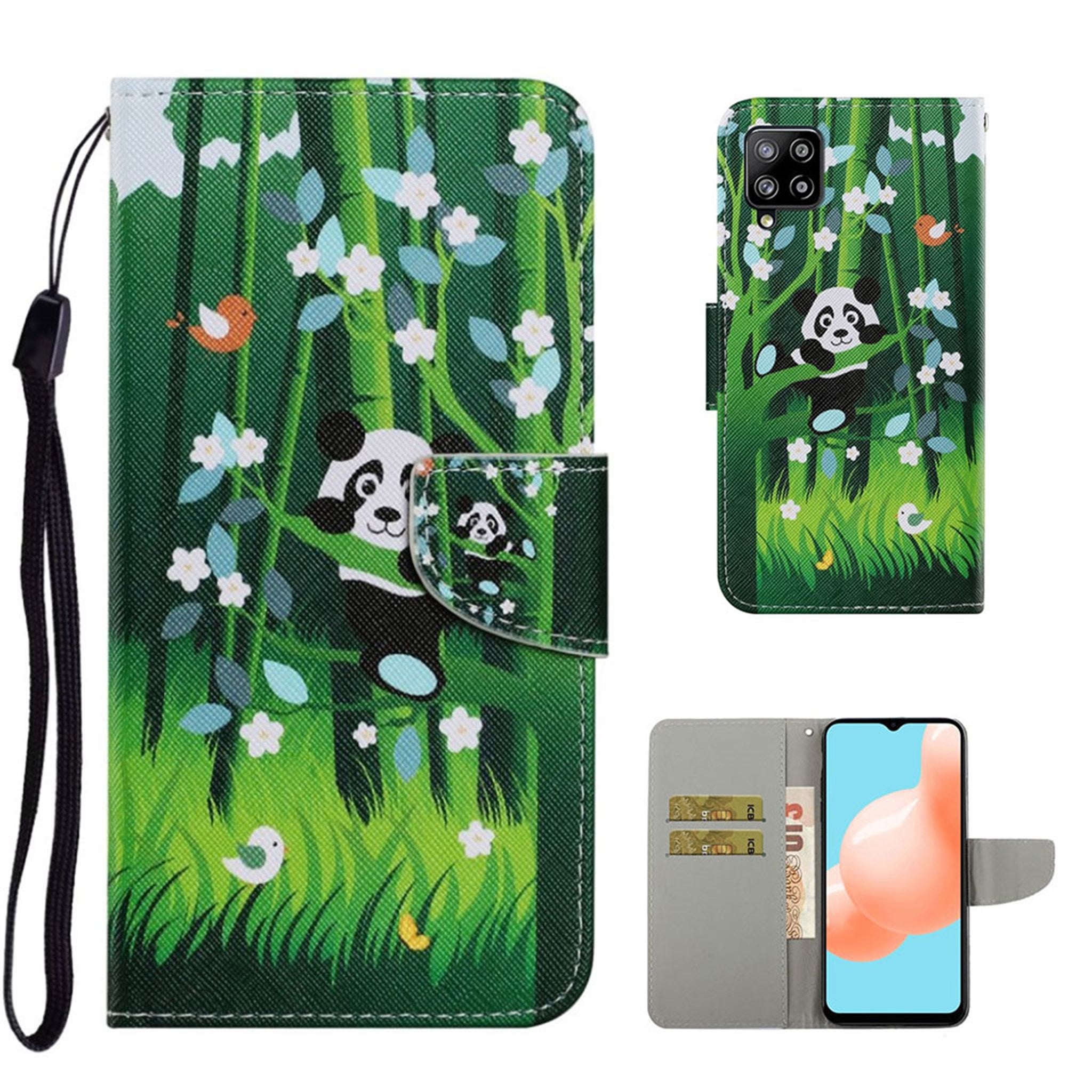 Wonderland Samsung Galaxy A12 5G flip case - Panda