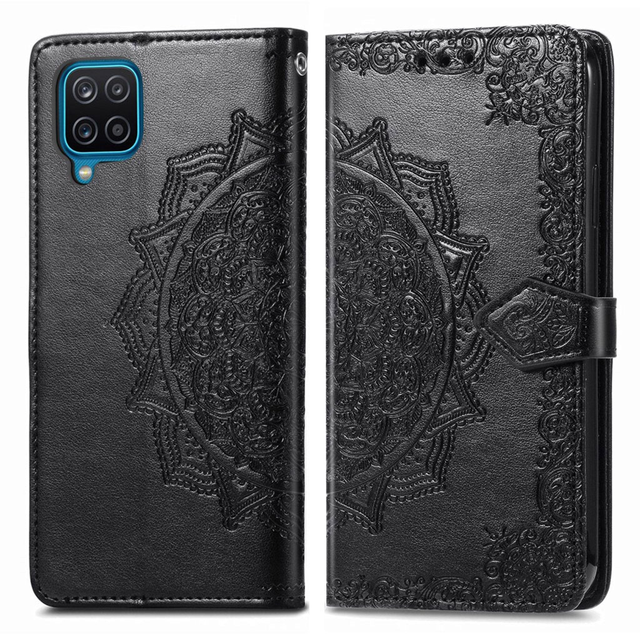 Mandala Samsung Galaxy A12 5G Flip case - Black