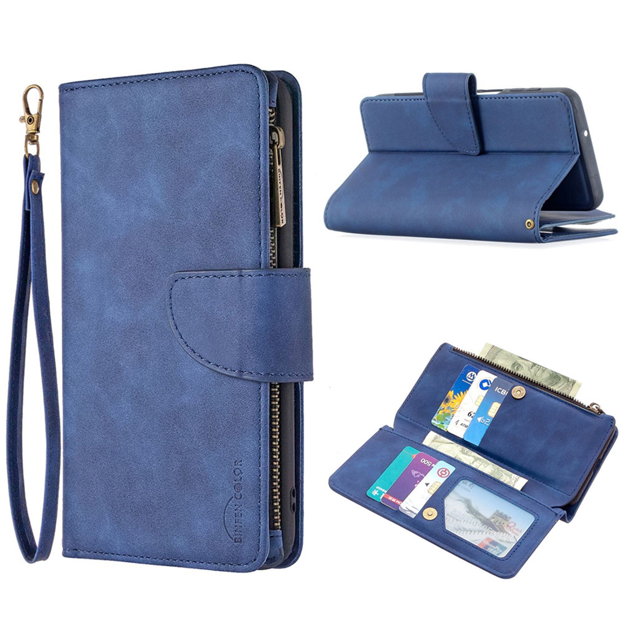 Premium Wallet Samsung Galaxy A12 5G flip case - Blue