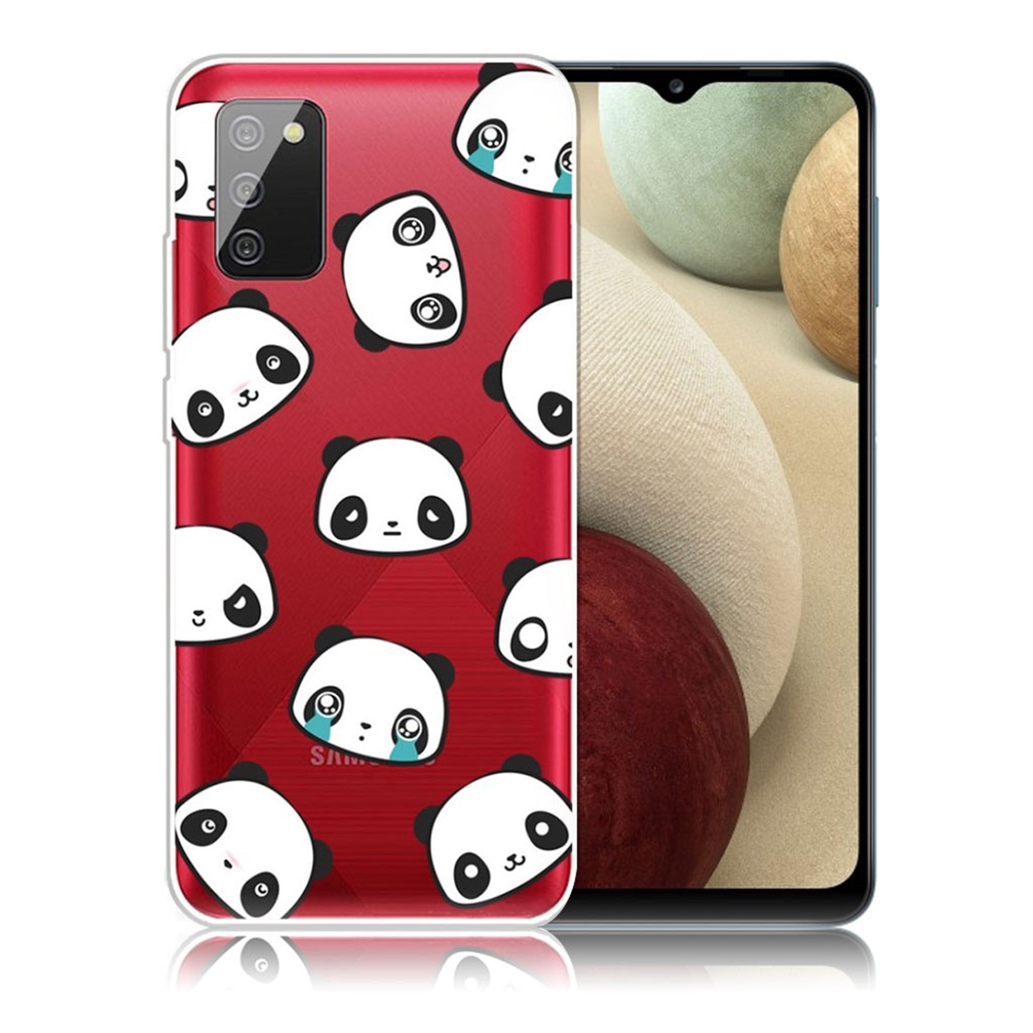 Deco Samsung Galaxy A02s case - Pandas