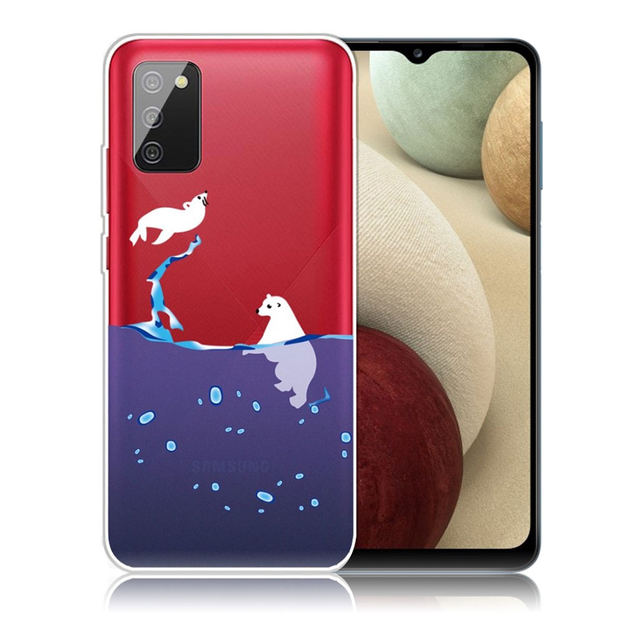Deco Samsung Galaxy A02s case - Polar Bear