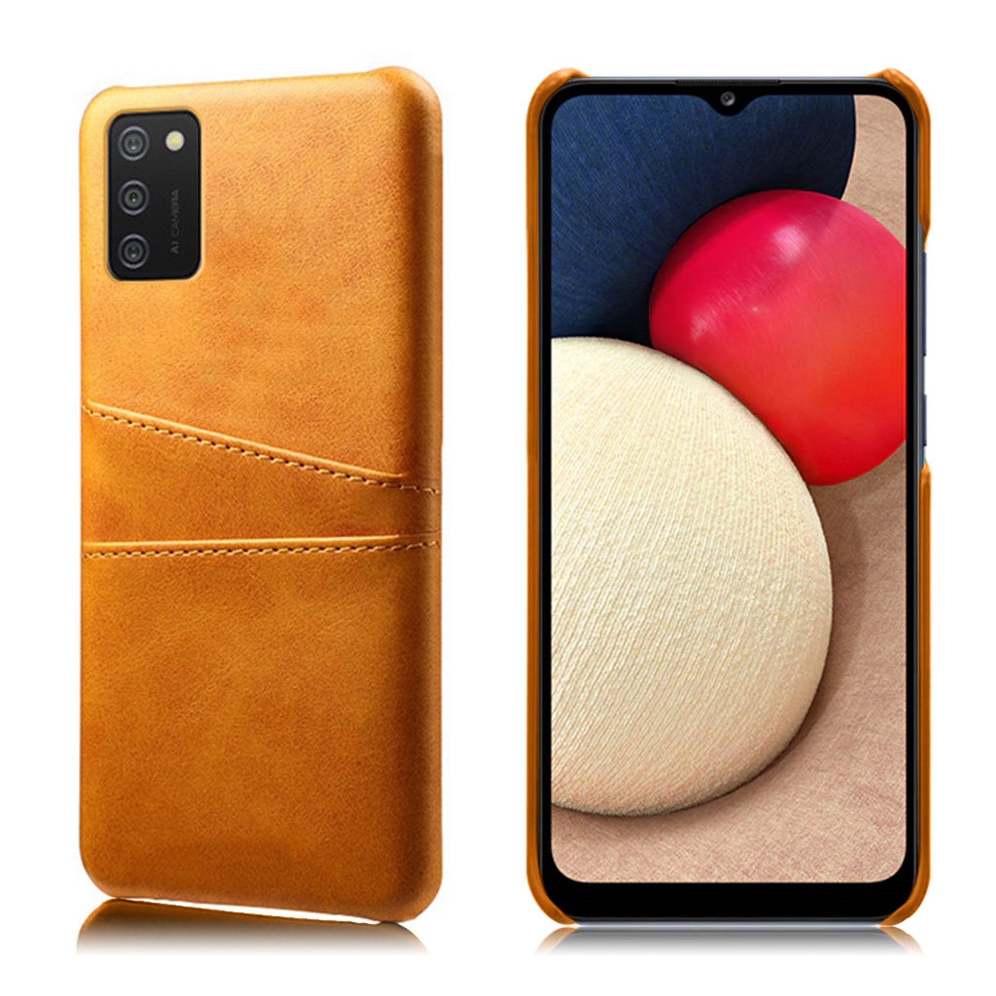 Dual Card case - Samsung Galaxy A02s - Orange