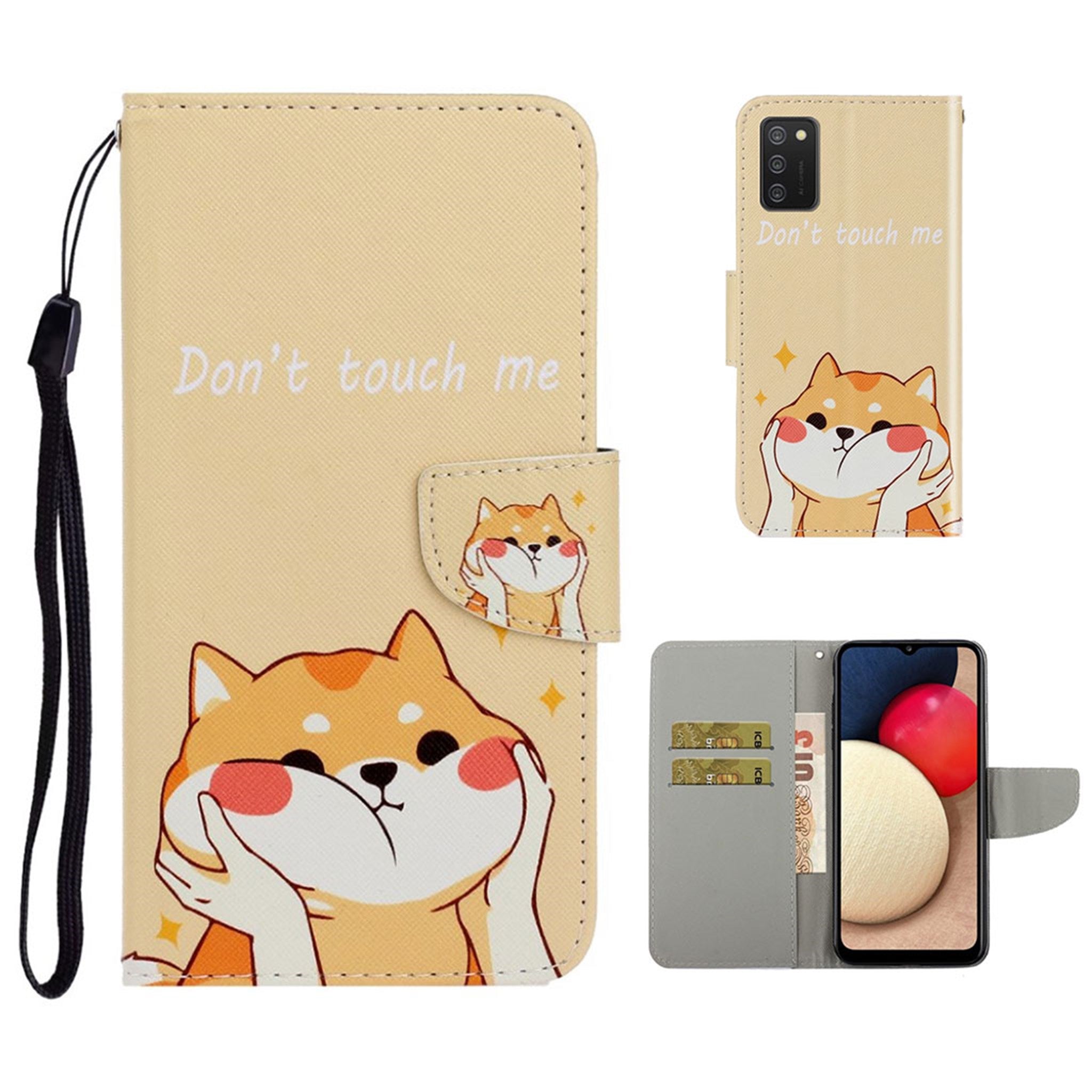 Wonderland Samsung Galaxy A02s flip case - Cat