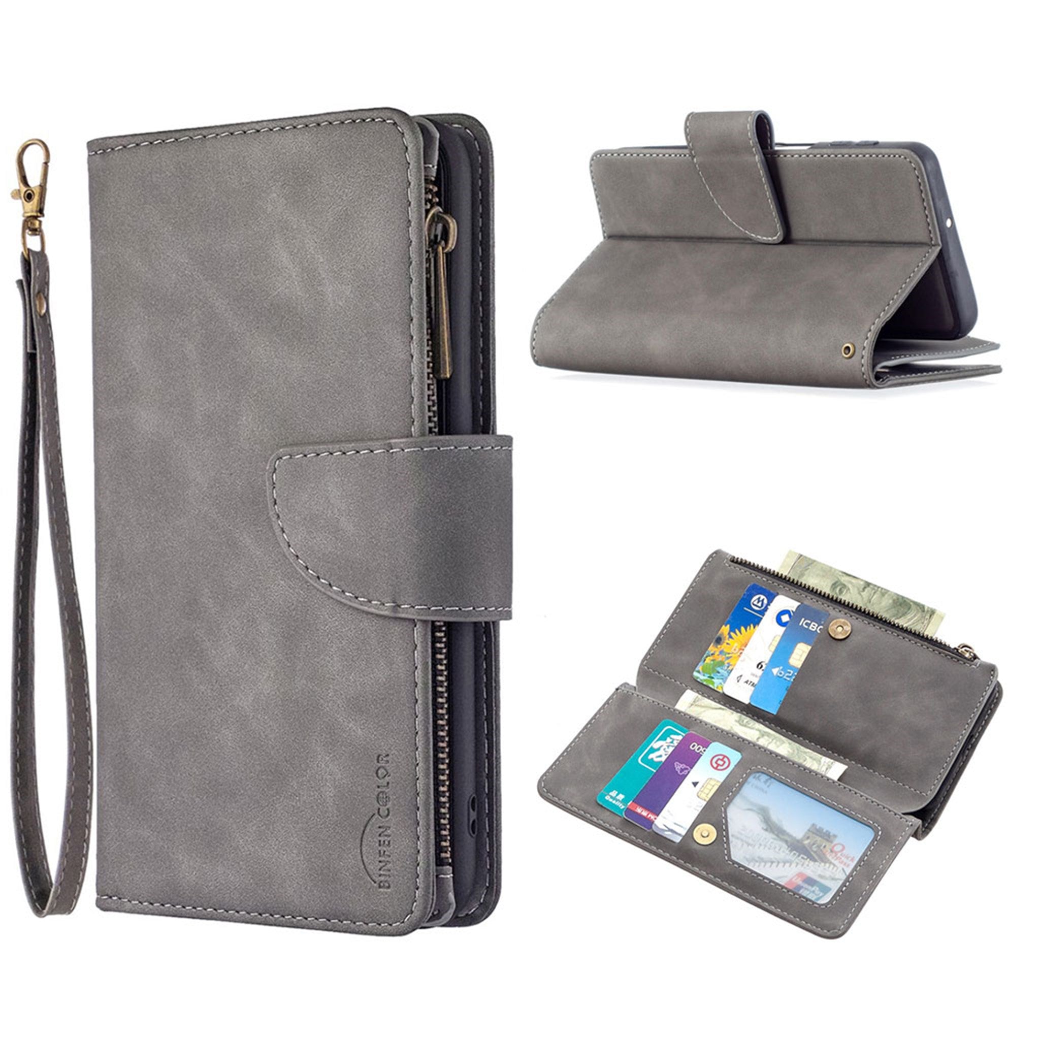 Premium Wallet Samsung Galaxy A32 5G flip case - Grey