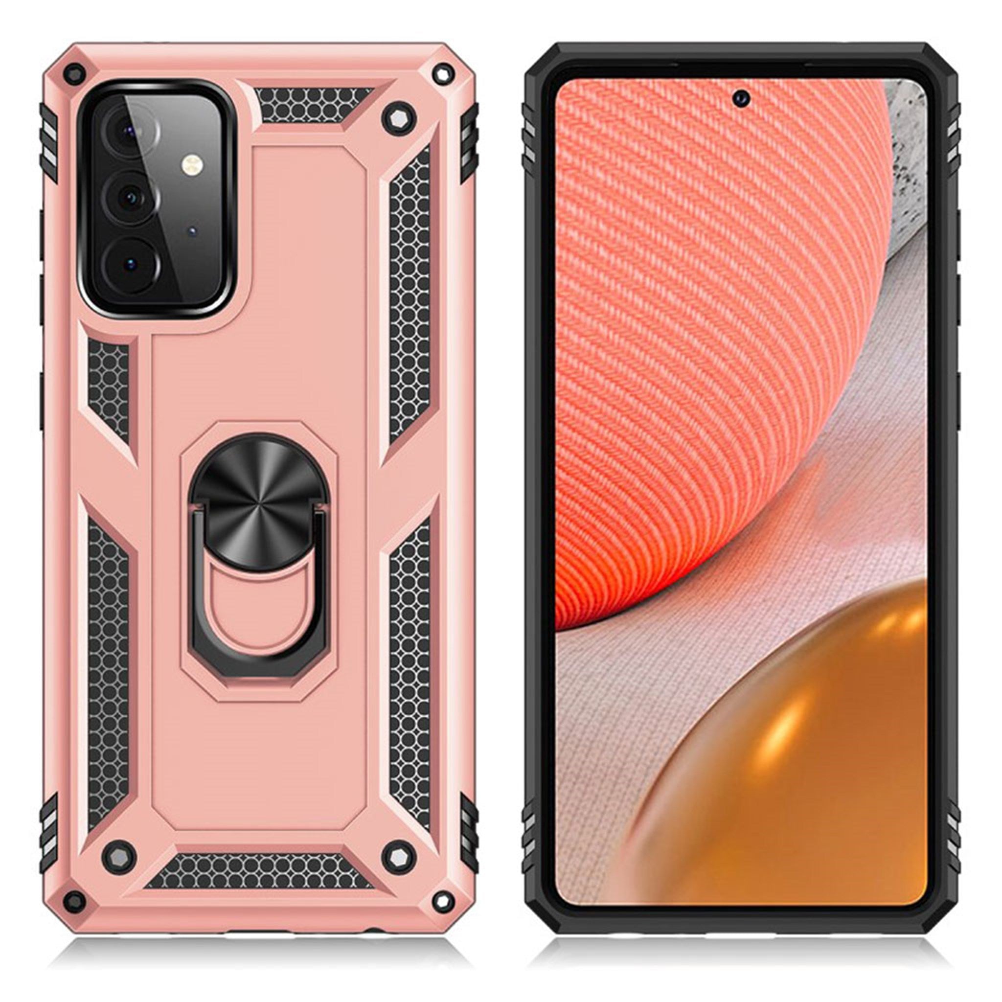 Bofink Combat Samsung Galaxy A72 5G case - Rose Gold