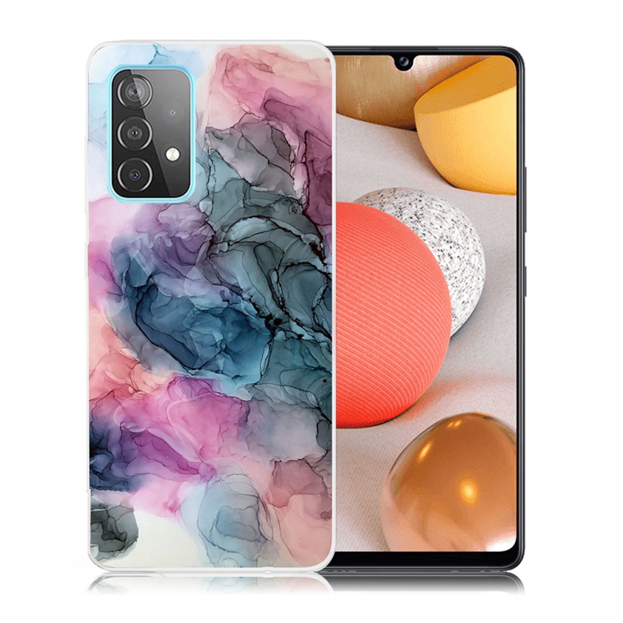Marble Samsung Galaxy A52 5G case - Osmose of Rose and Green