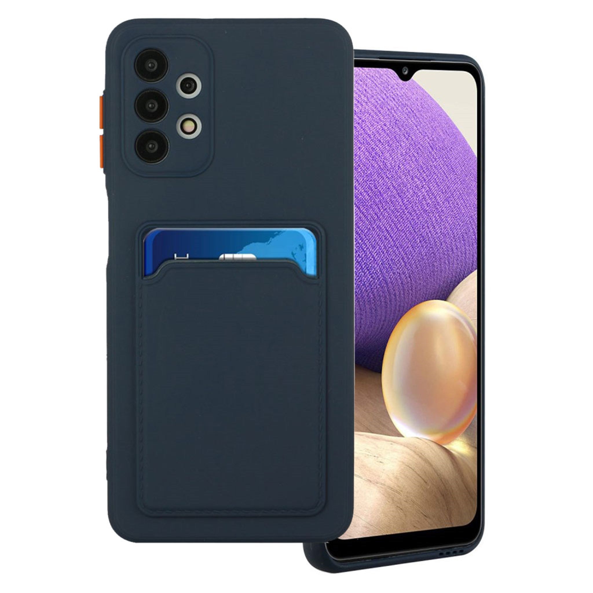 Card holder cover for Samsung Galaxy A52 5G - Dark Blue