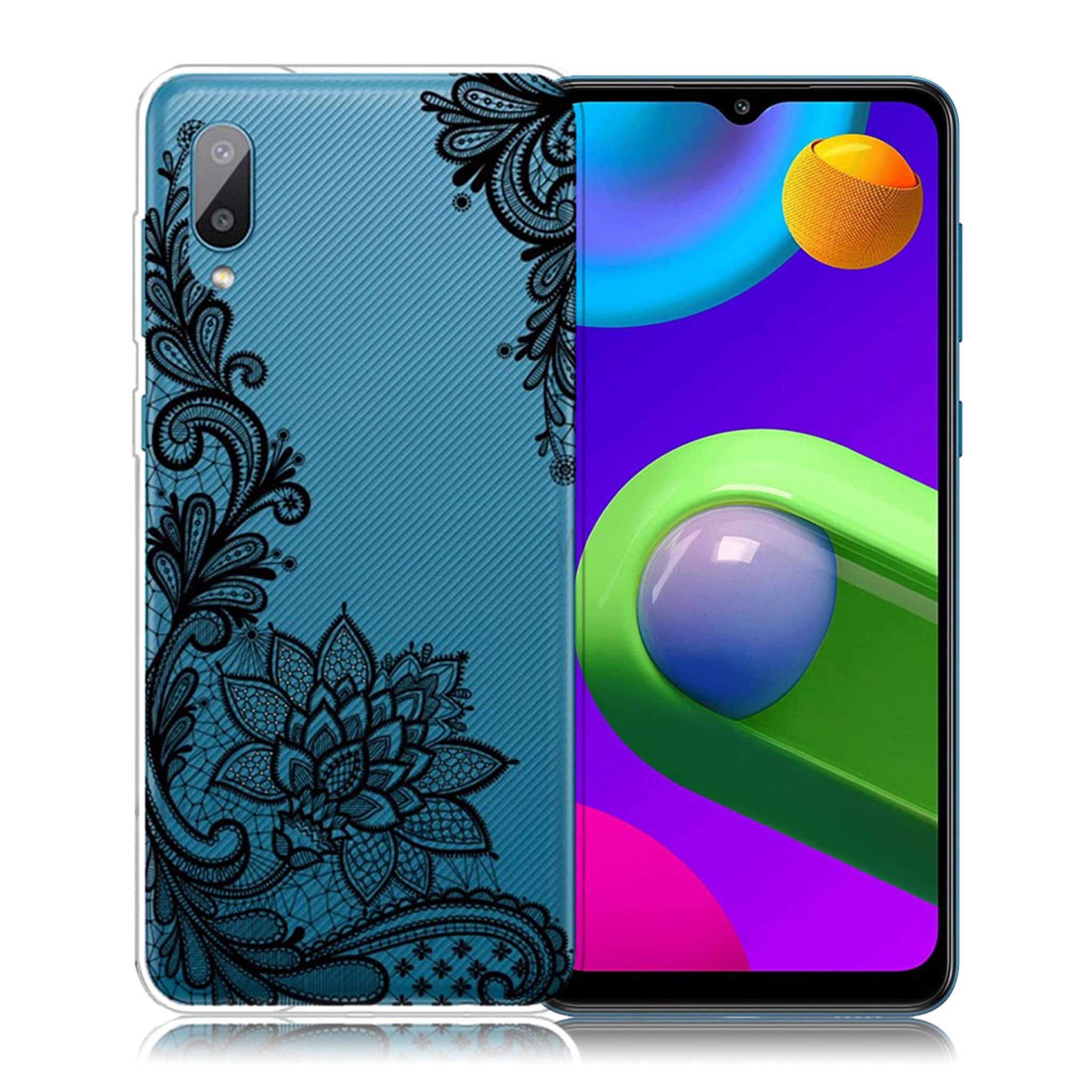 Deco Samsung Galaxy M02 / A02 case - Lace Flower