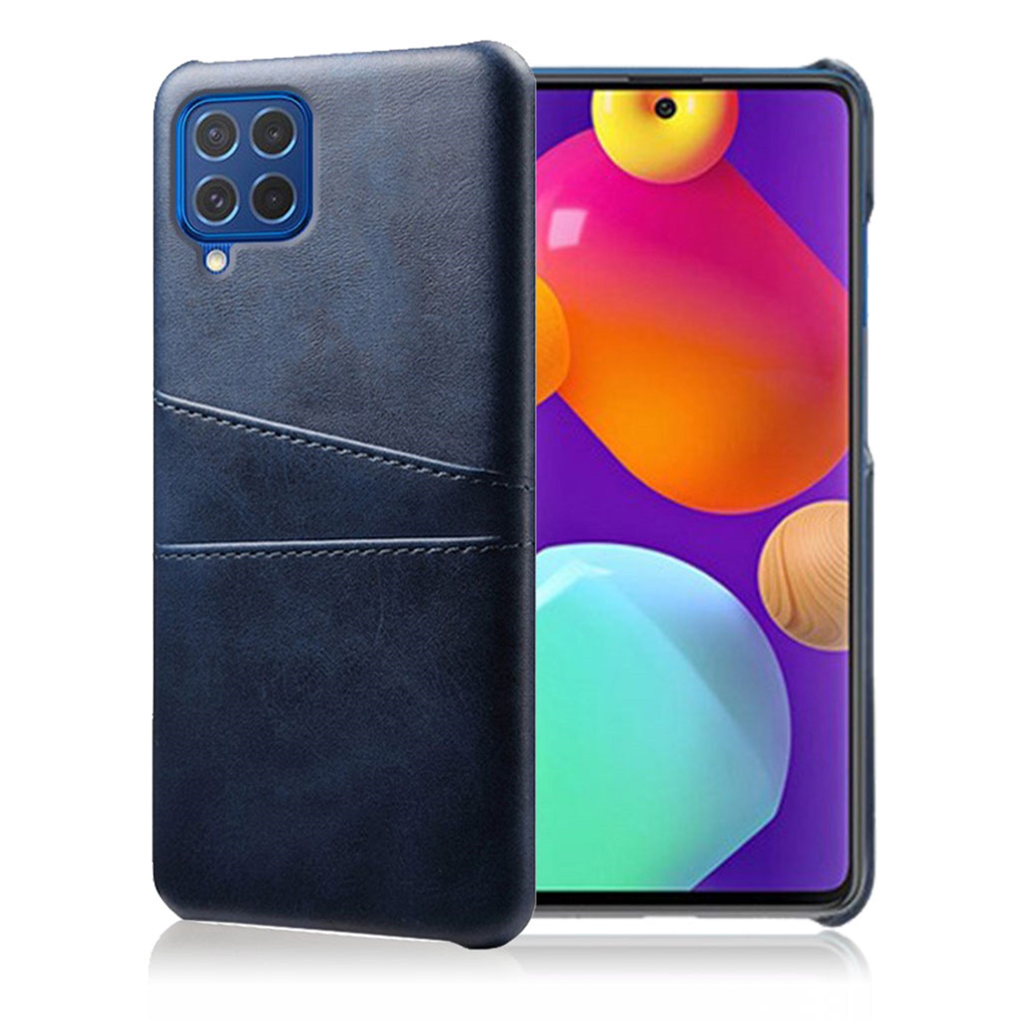 Dual Card case - Samsung Galaxy M62 / F62 - Blue